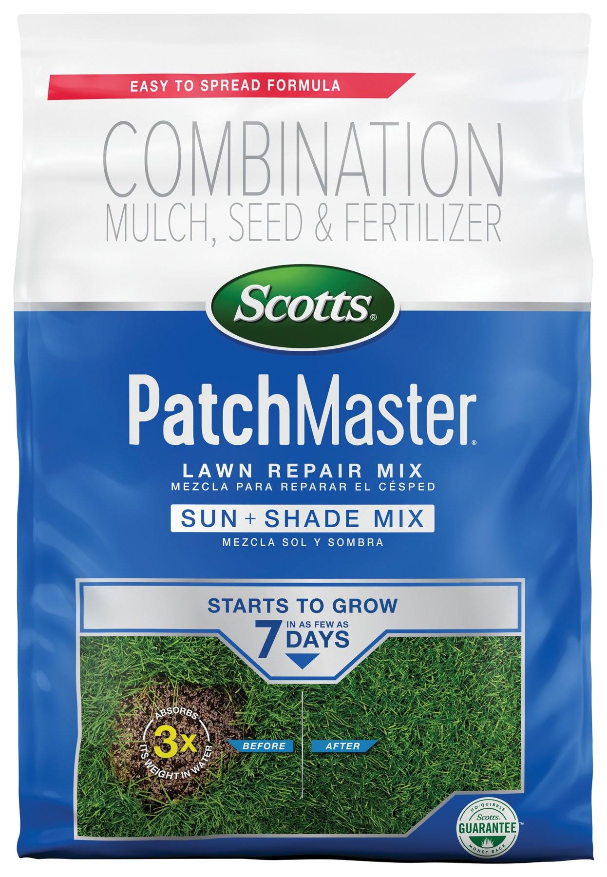 Scotts Lawn Repair Mix, Sun + Shade Mix, Combination - 4.75 lb