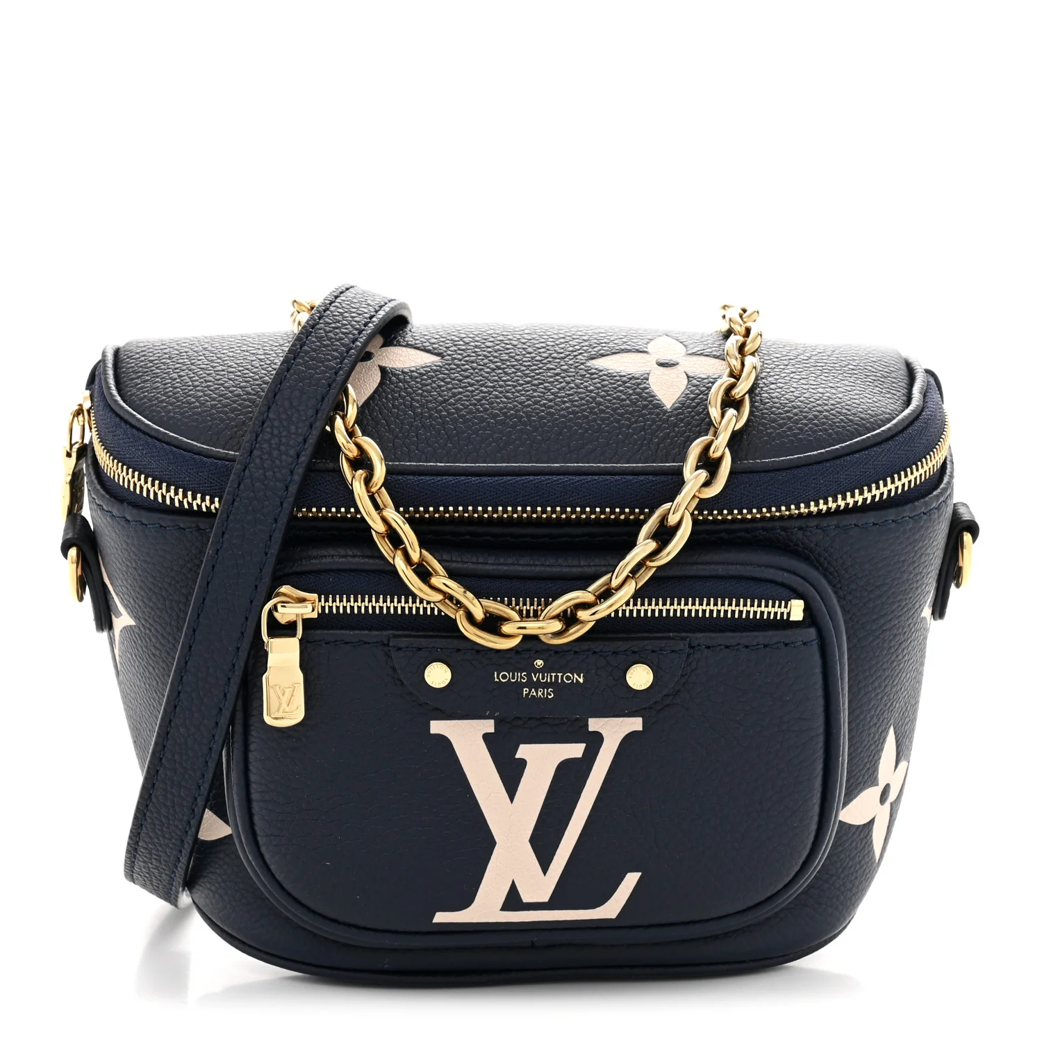 Empreinte Monogram Giant Mini By The Pool Bumbag Blue Beige