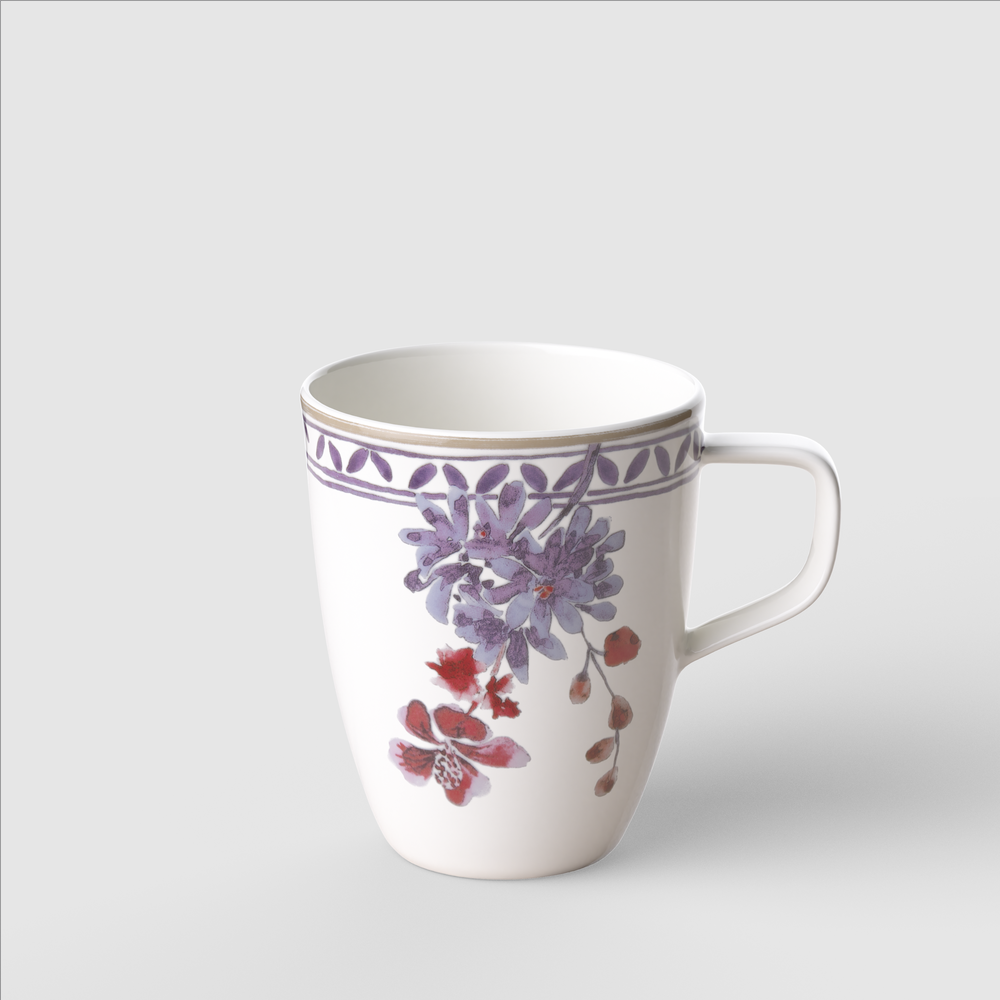 Artesano Mug - Multi-colored, 9.9 oz, Premium Porcelain