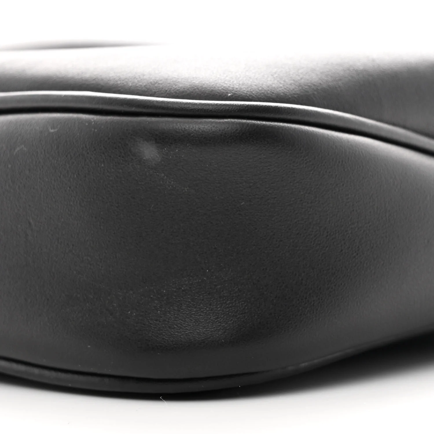 Natural Smooth Calfskin Rodeo Sling Pochette Black