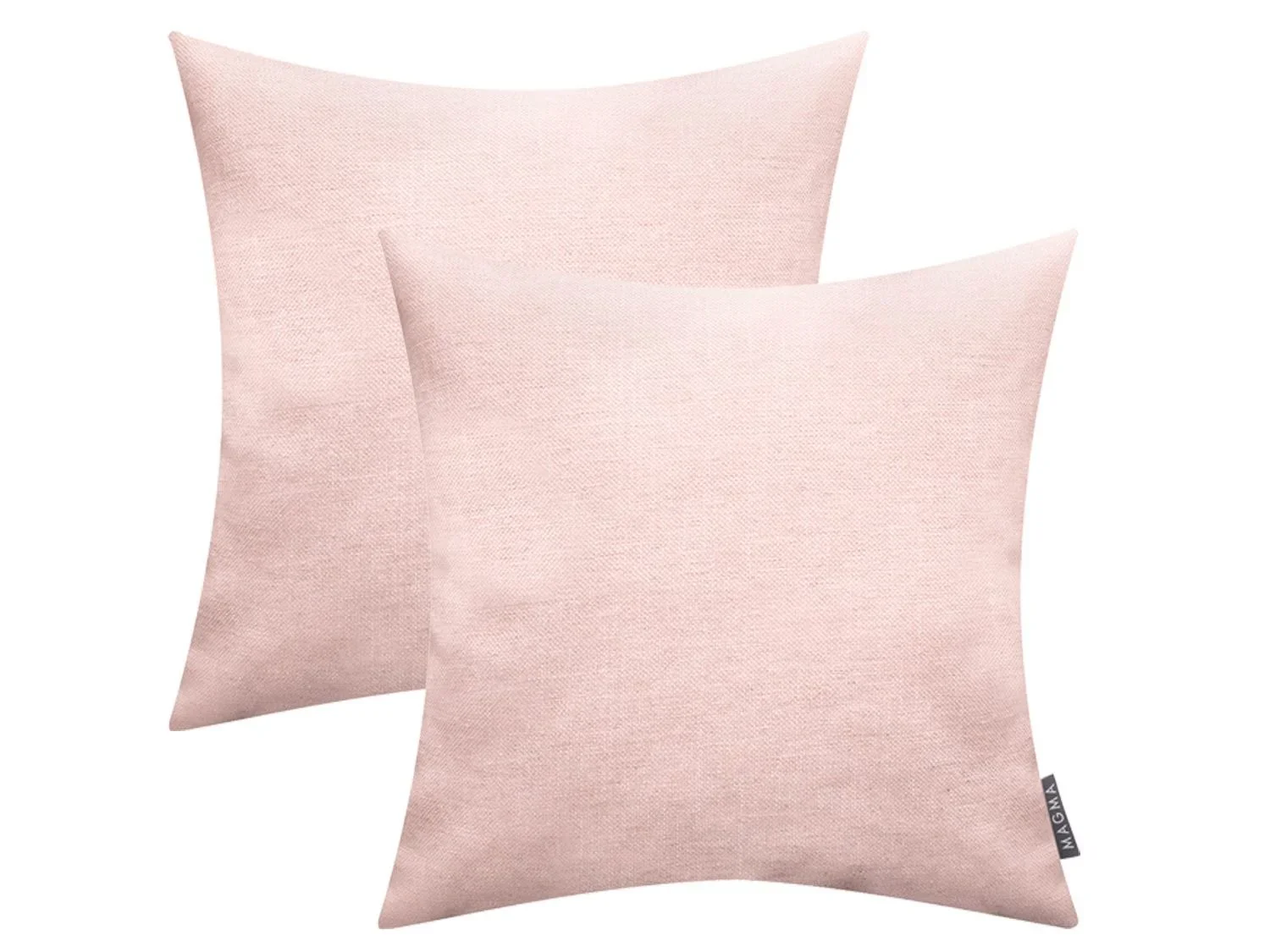 MAGMA Lot de 2 housses de coussin, 40 x 40 cm ou 50 x 50 cm