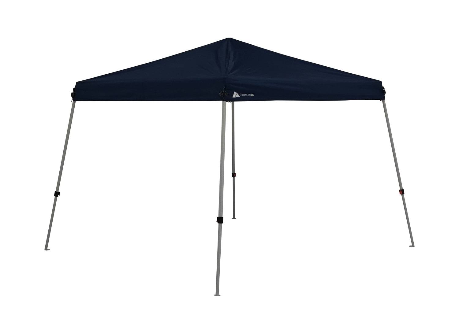 Ozark Trail 10' x 10' Slant Leg Canopy, Michigan Navy, Outdoor Canopy, Size: 10' x '10'