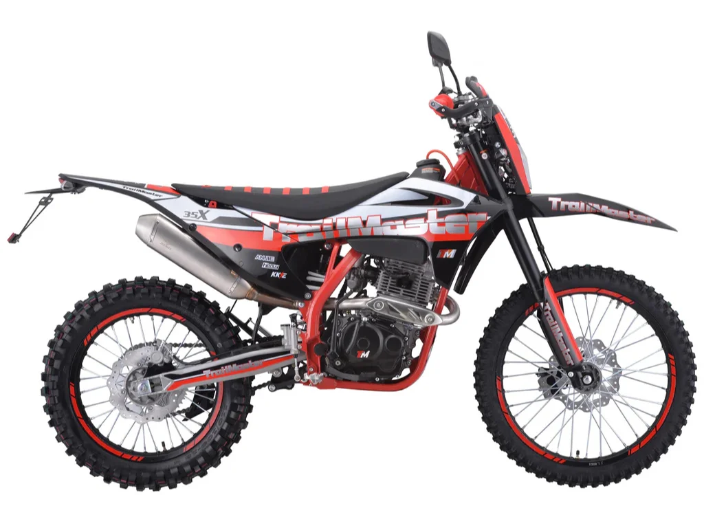 TM35X 250cc, Dual Sport Dirt Bike, 5-Speed Manual, Electric Kick Start, LED Headlight, 21" Front Tire, 36.2" Seat Height (Green) - Image 3