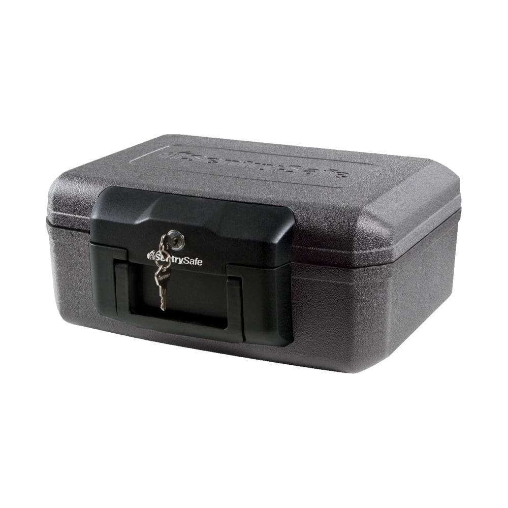 SentrySafe 1200 Fire-Resistant Box with Key Lock 0.18 Cu. ft.