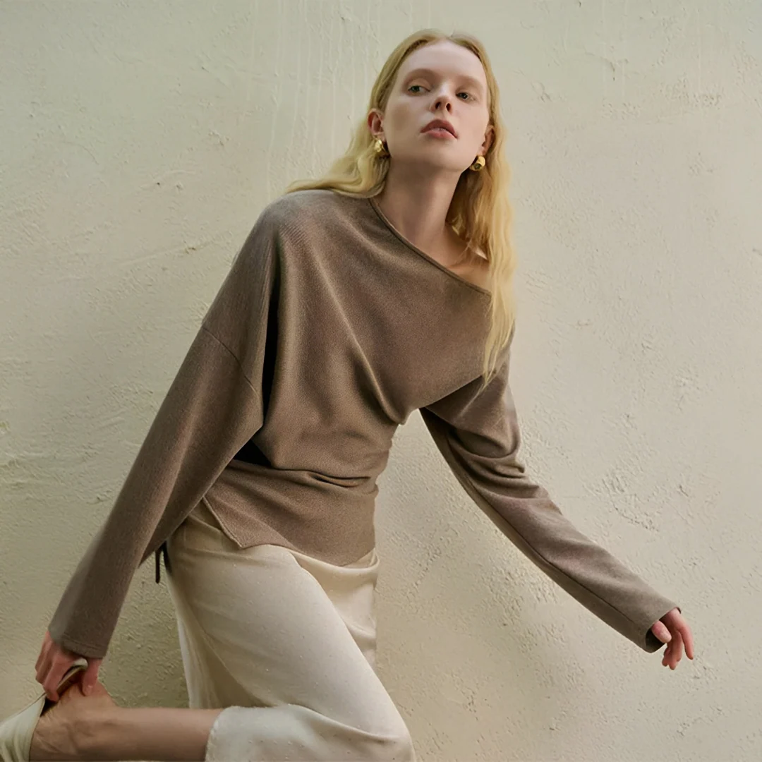 Gellie - Haut asymétrique tendance