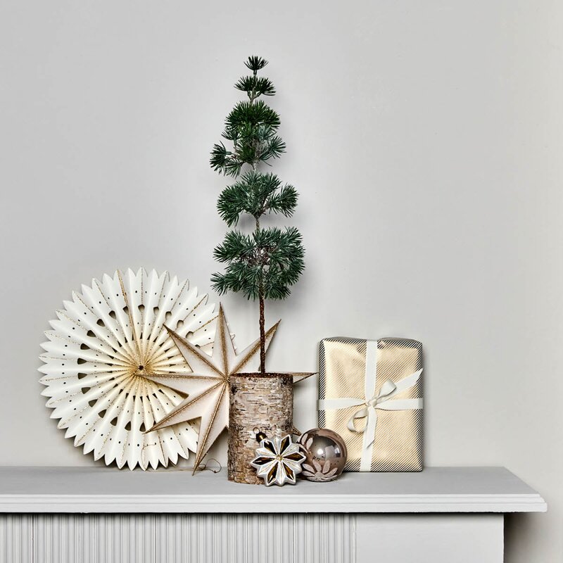 Pine juletre 14 cm grønn