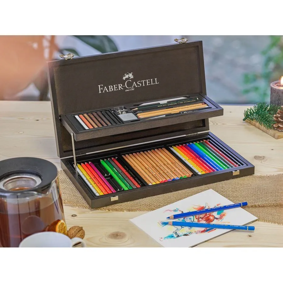Coffret en bois Art & Graphic Compendium 53 pièces