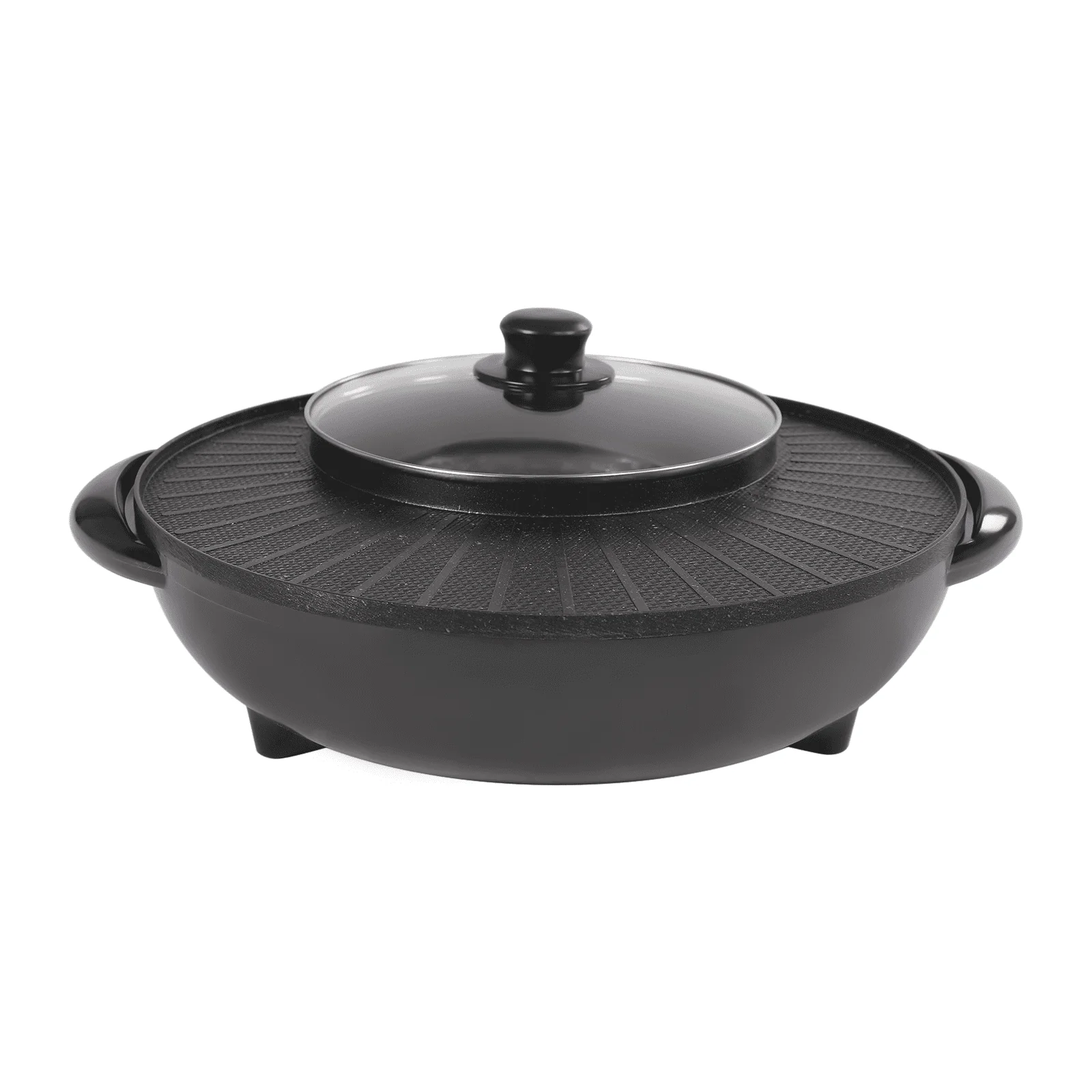 MONIPA Circular Edition Hotpot Grill Combo Indoor BBQ Parties Electric Hot Pot