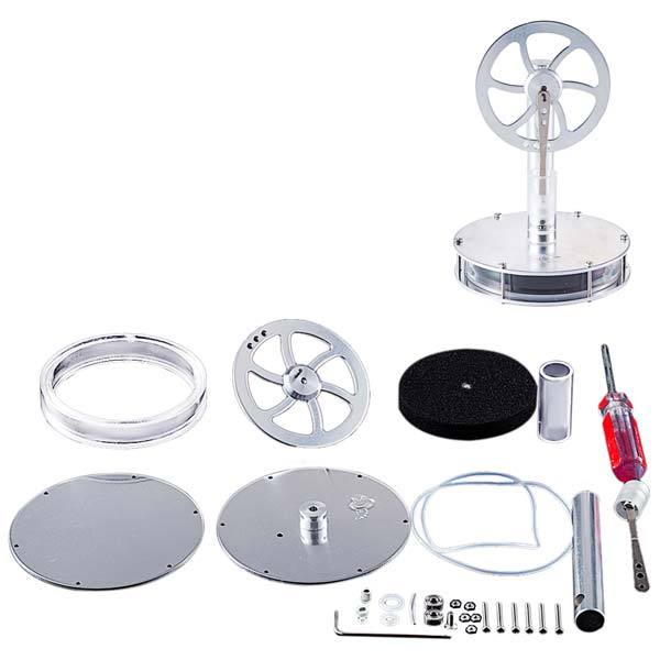 Low Temperature Stirling Engine Kit DIY Steam Heat Engine Motor Toy - Enginediy