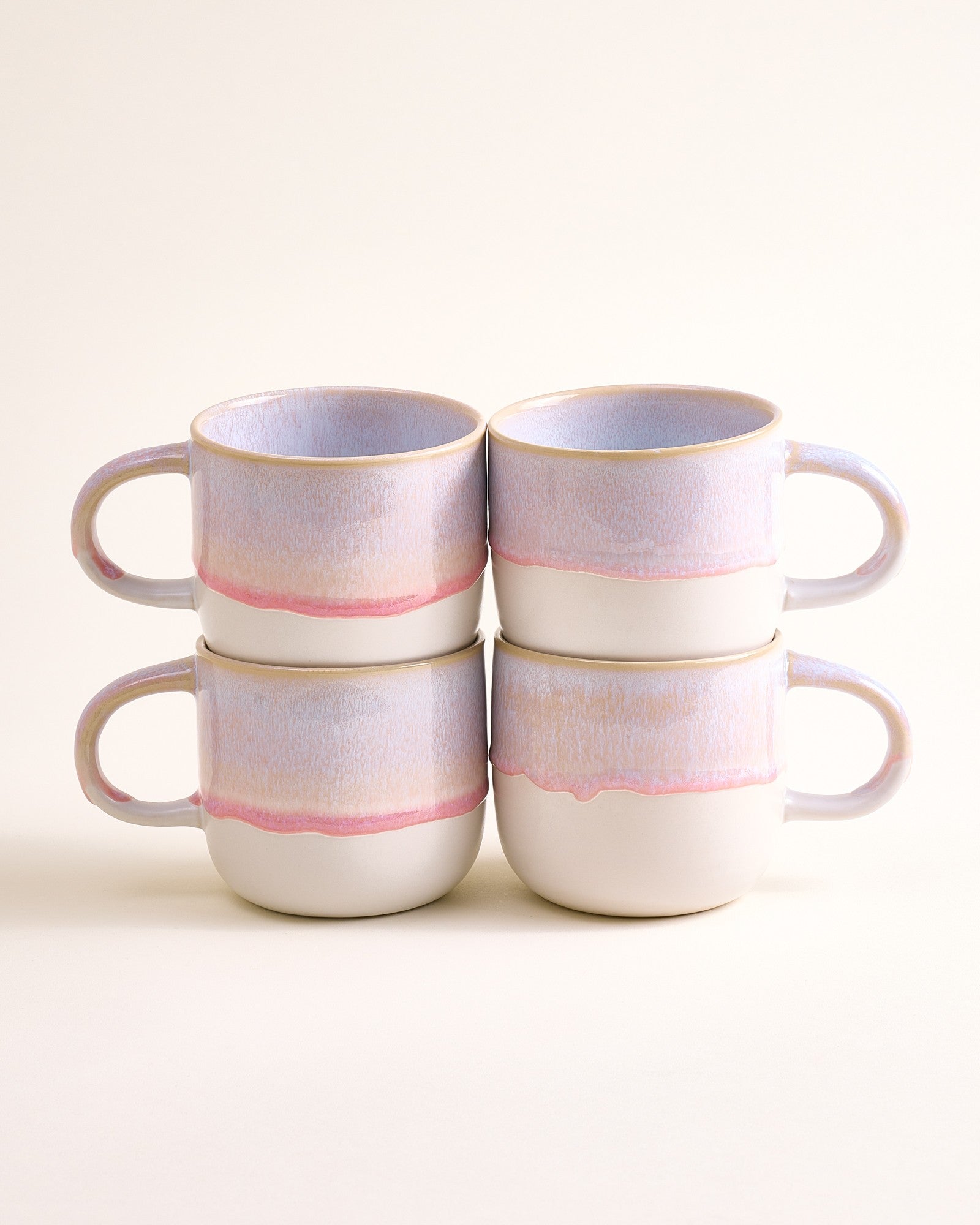 COIMBRA - LARGE MUG ROSÉ SET OF 4