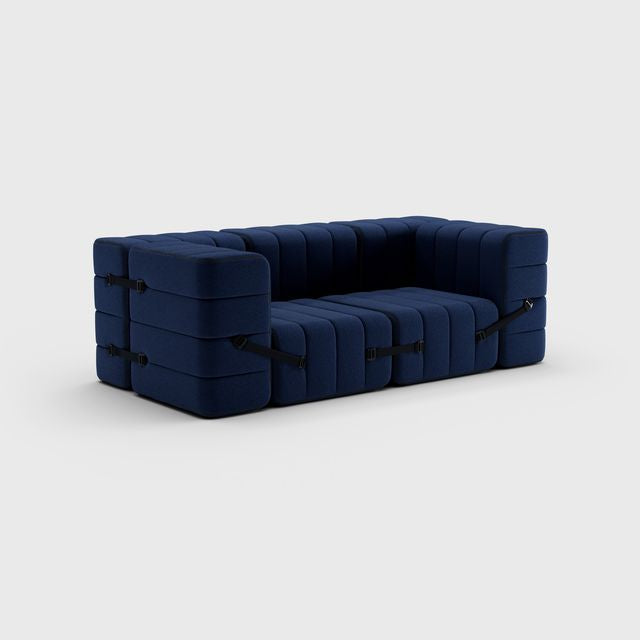 Curt-Set 7 - e.g. Flexibele 2-zitter - Jet - Donkerblauw