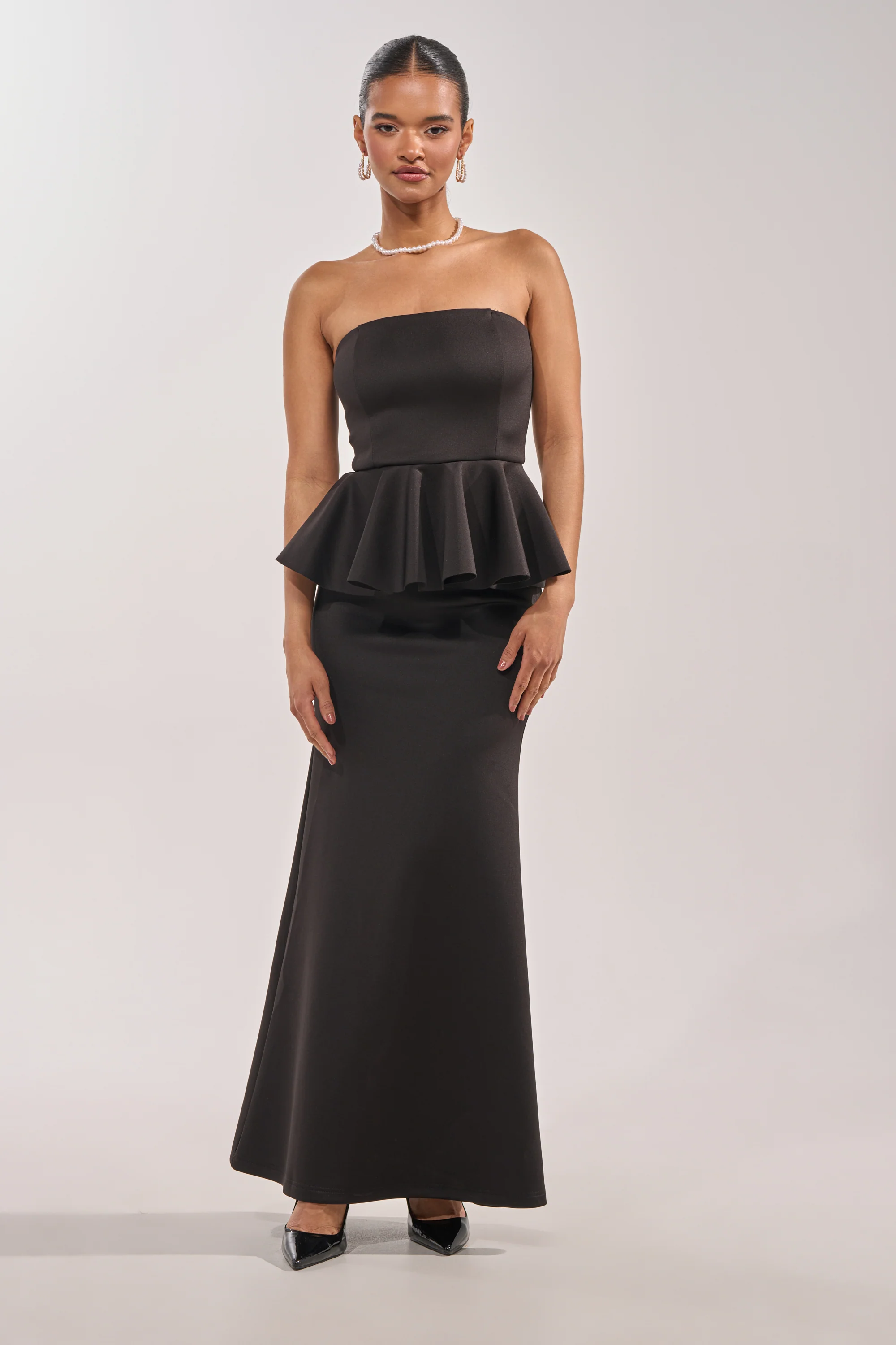 BUILDING AN EMPIRE STRAPLESS MAXI DRESS - Akira Store