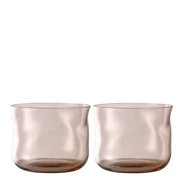 Swirl tumbler glass small 24 cl 2 stk Glow