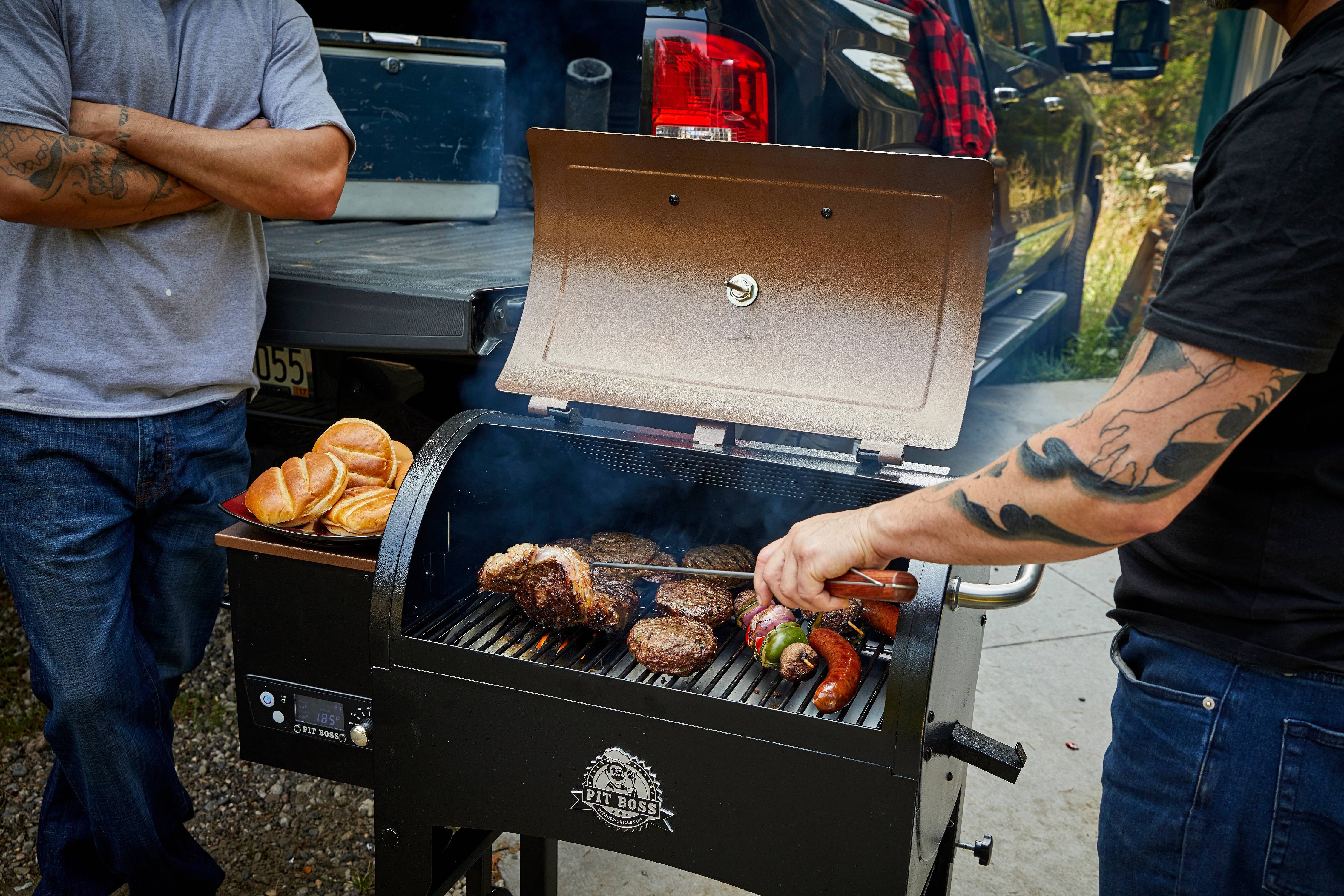 Pit Boss 340 Sq in Portable Tailgate, Camp Pellet Grill with Folding Legs Image 5