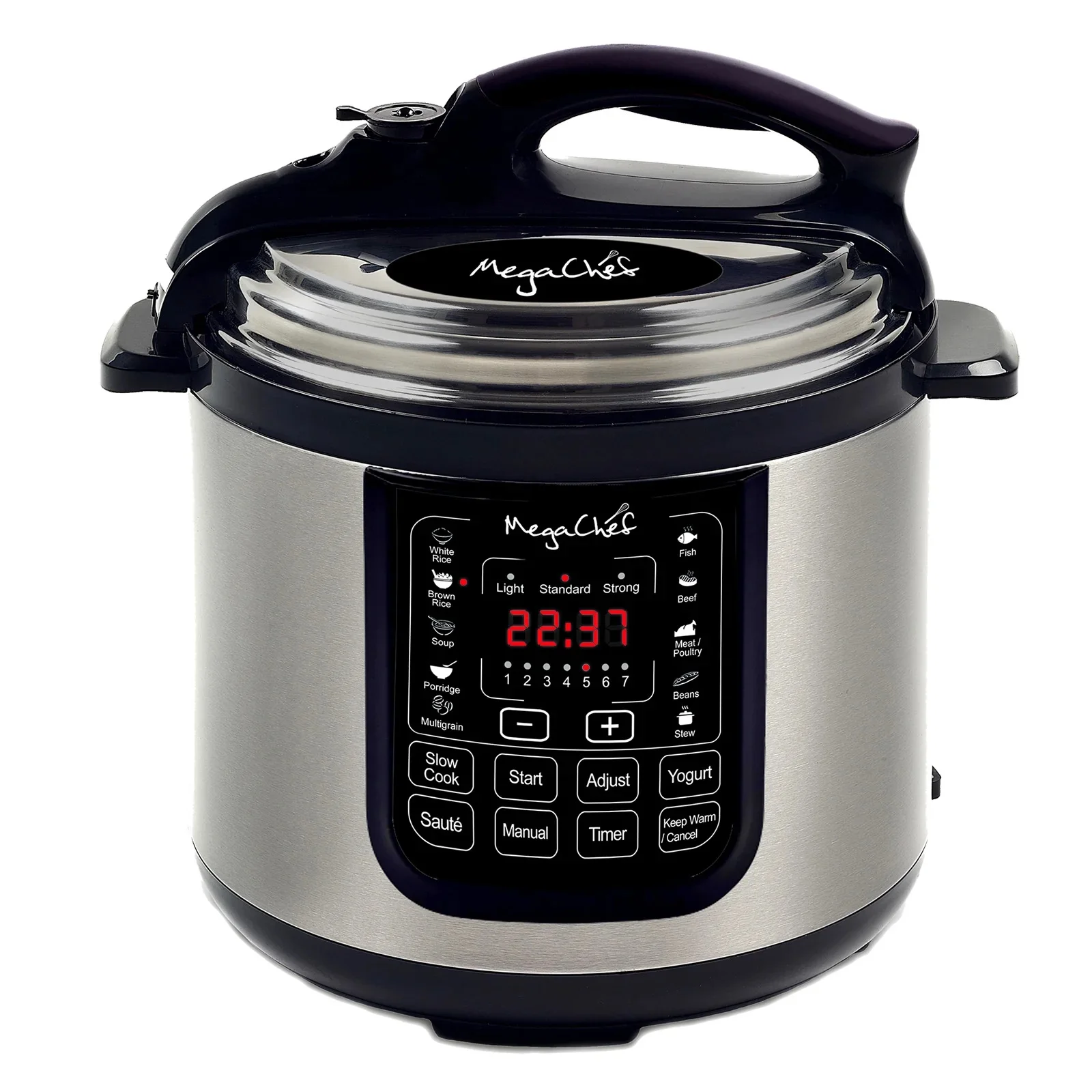 Megachef 8 - Quart Digital Pressure Cooker, 15