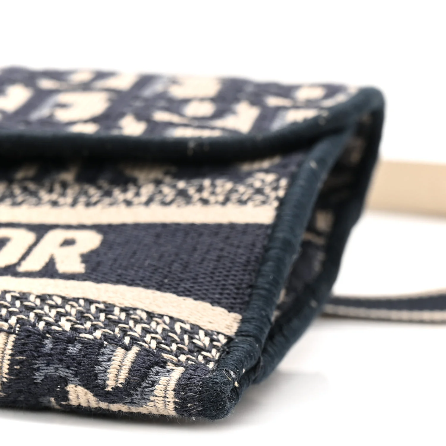 Oblique Slim Saddle Pouch Blue