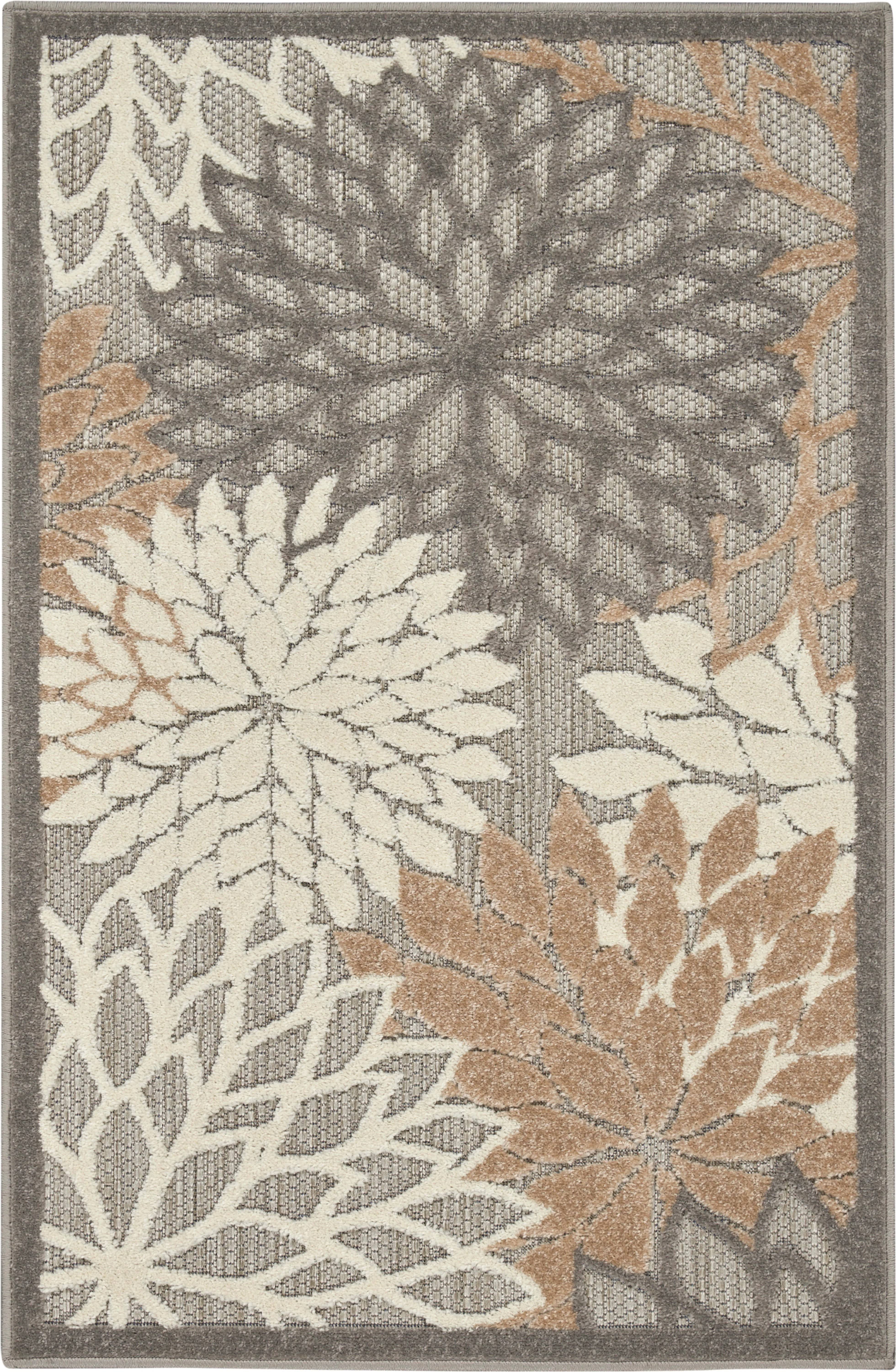 Nourison Aloha ALH05 Natural Area Rug, 2'8