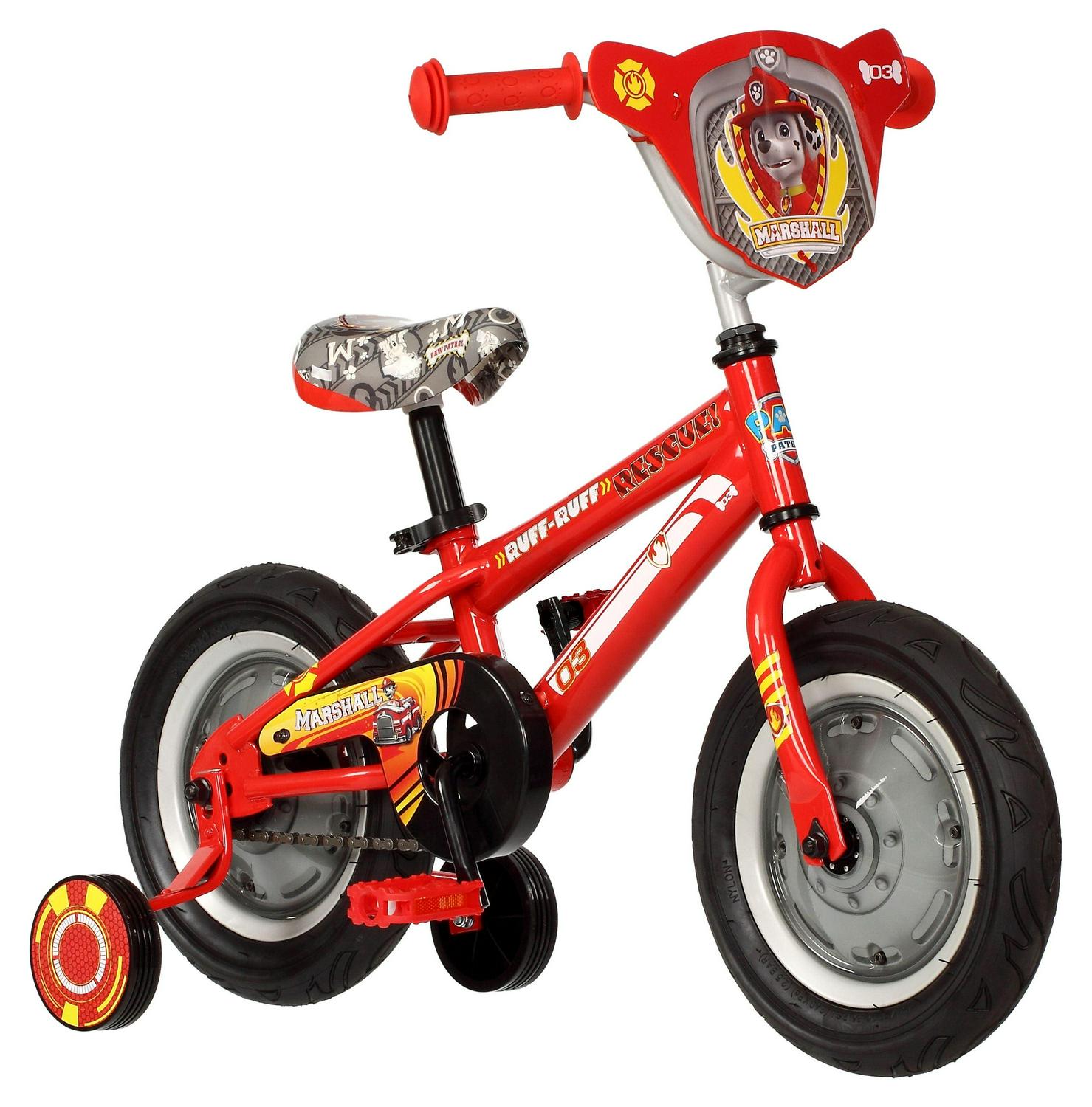 Nickelodeon Paw Patrol Marshall 12in. Kids Bike by Schwinn. Ages 2 to 4. Red