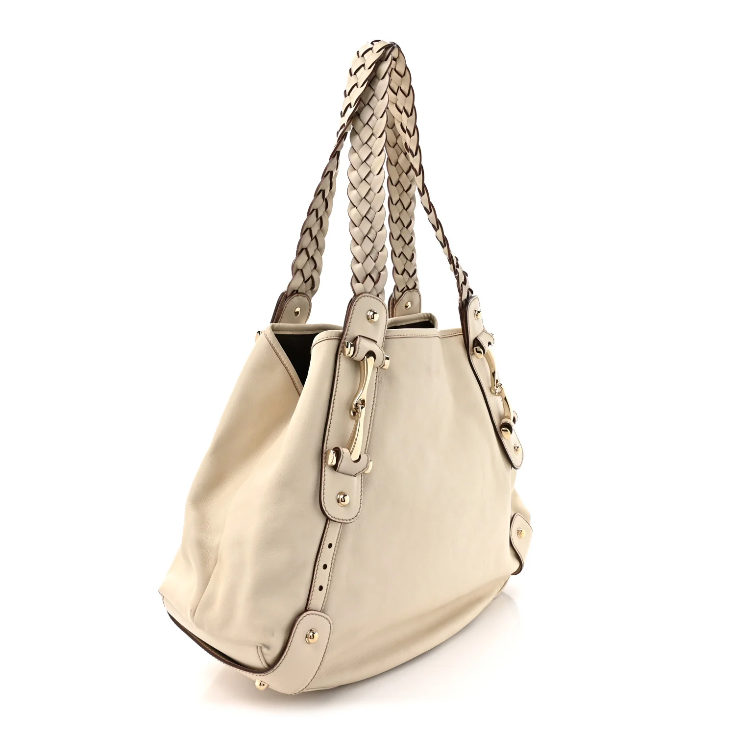 Calfskin Medium Pelham Shoulder Bag Off White