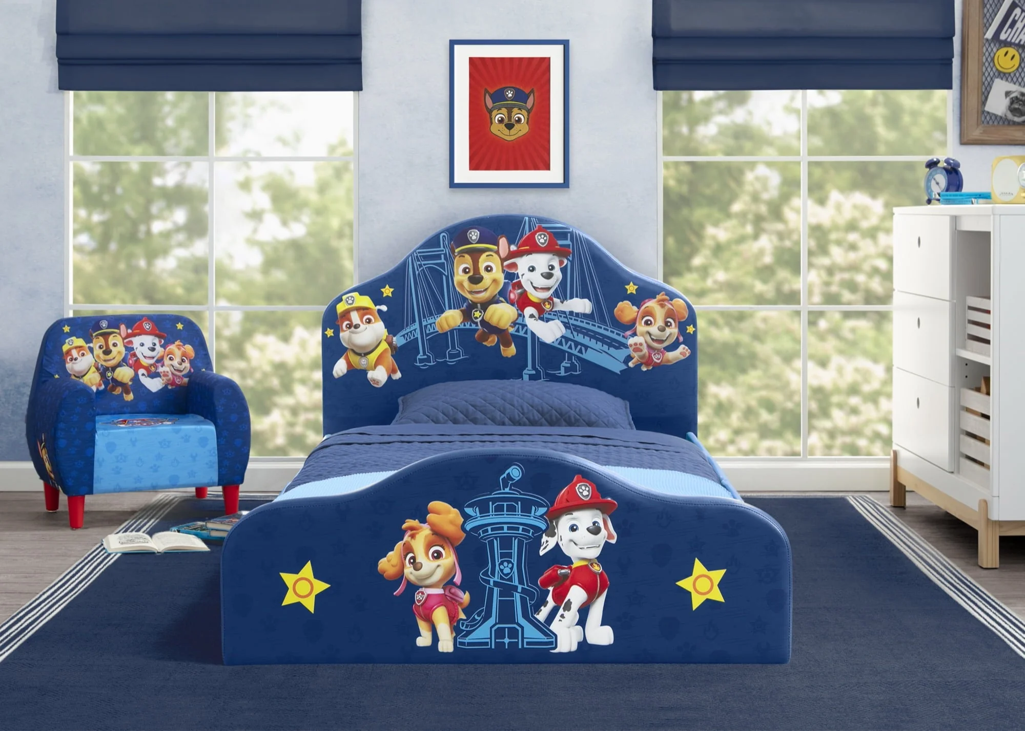 PAW Patrol Foam Chair by Delta Children, Blue Image 5