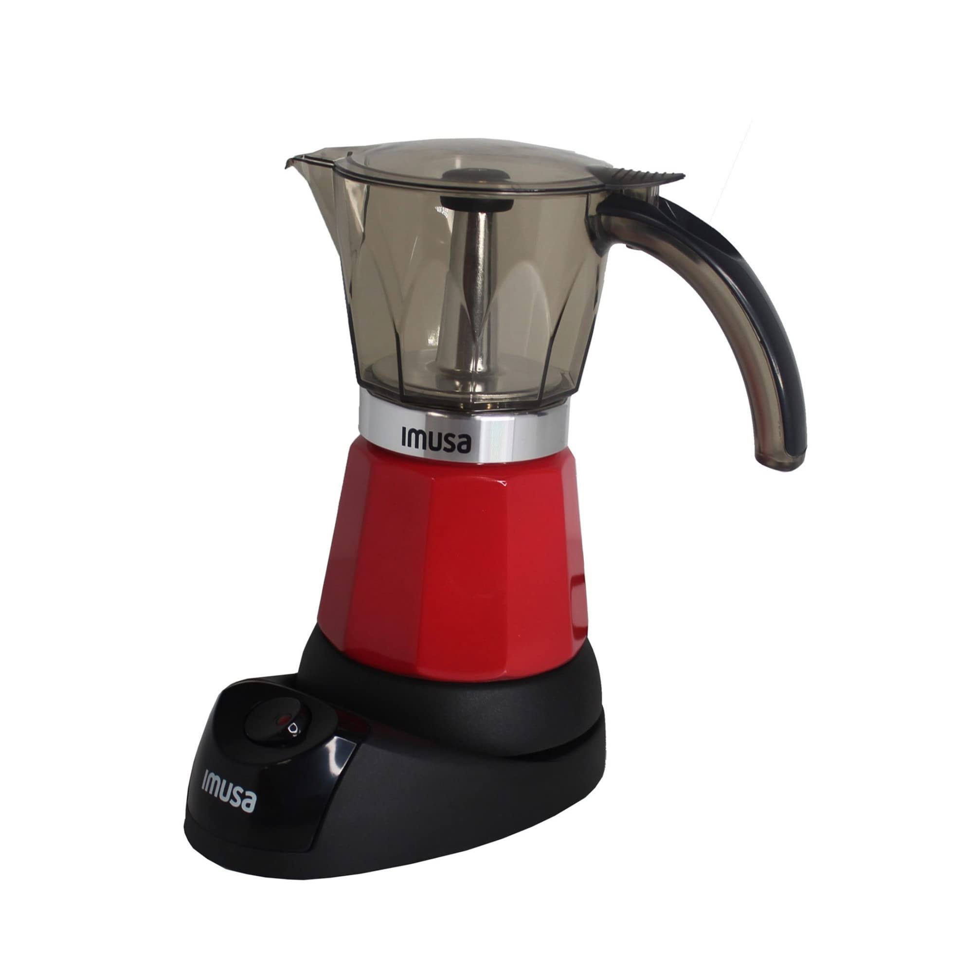 IMUSA Electric Espresso/Moka Maker Red - 6 Cup