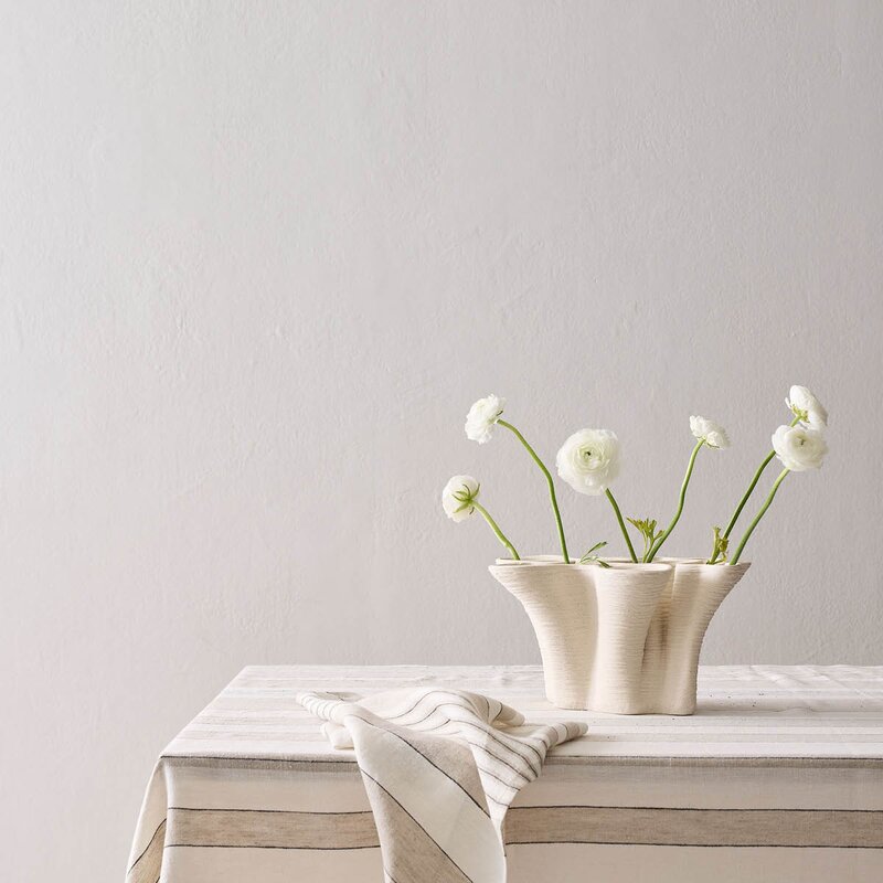 Noah duk 145x330 cm beige stripe