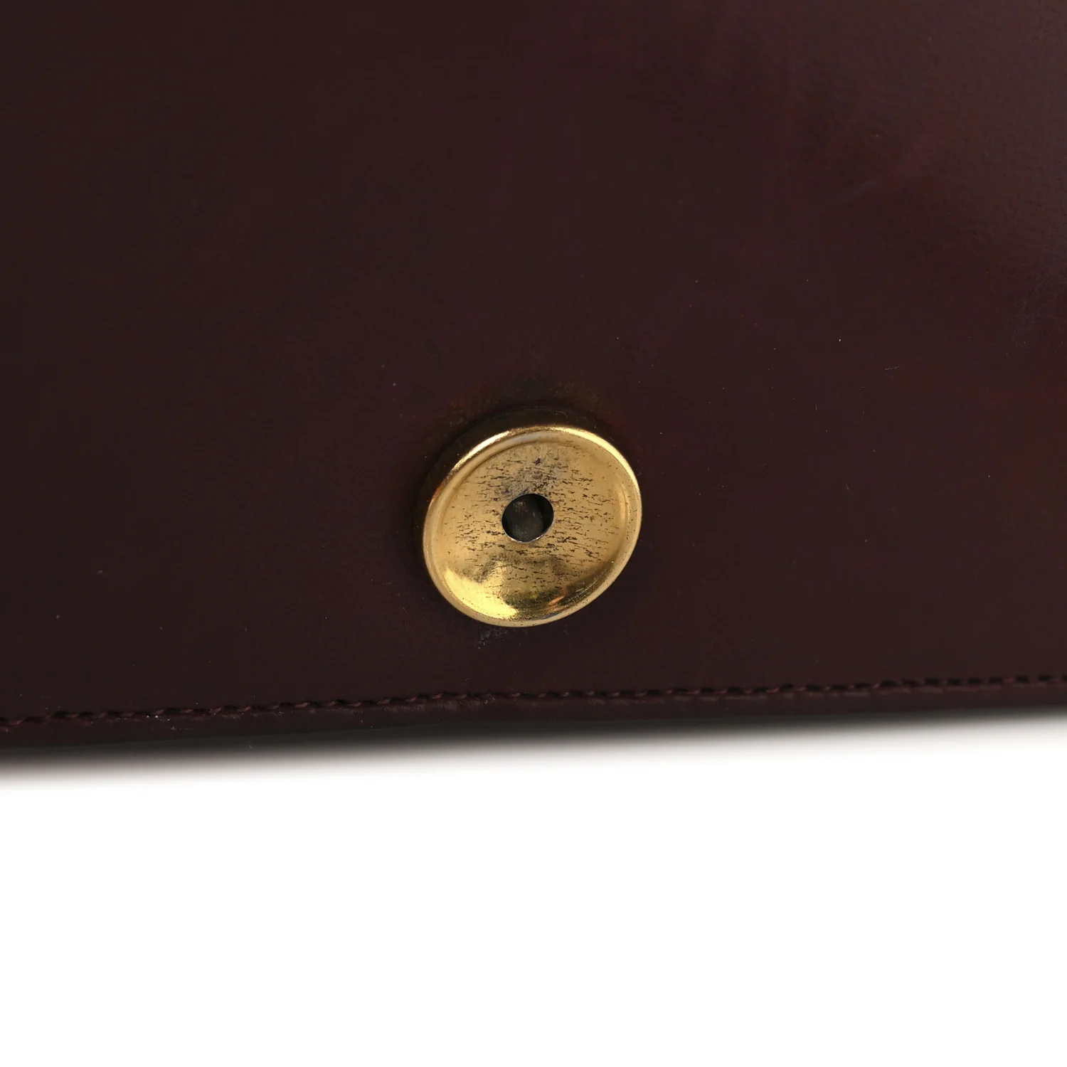 Lambskin Quilted Small Single Flap Bordeaux