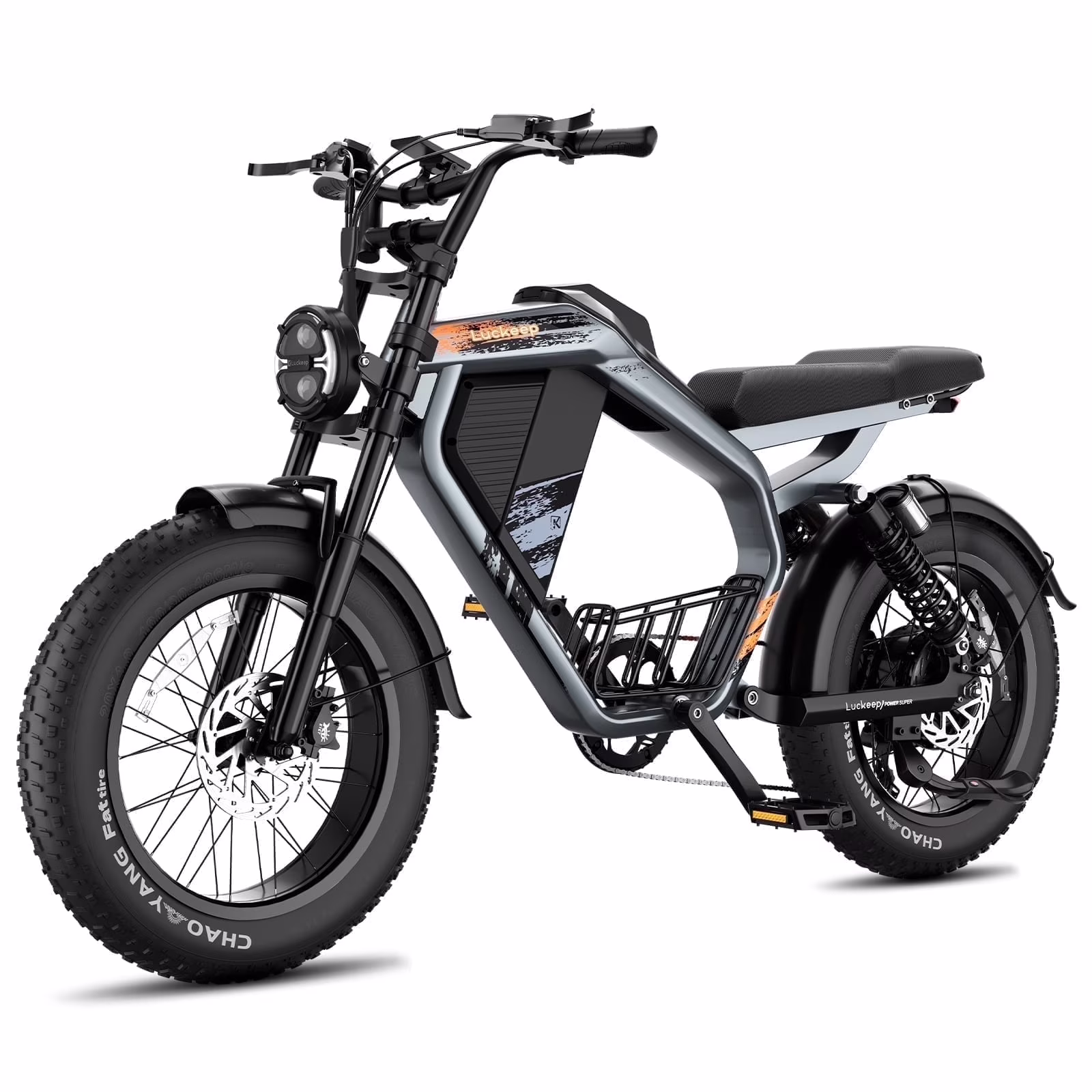 Luckeep M5 Electric Bike for Adults/Teen, 1500W Peak Motor, Max 32MPH, 48V 15AH Battery, Max 60 Miles Electric Motorcycle for Mountains, 20