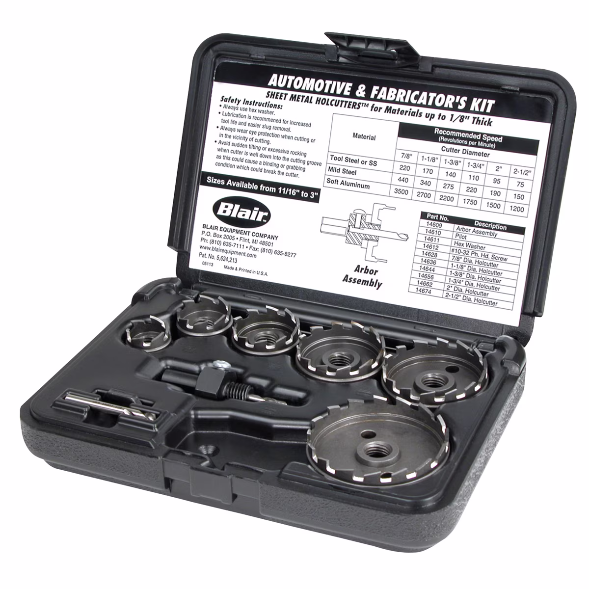 Blair 14006 Holcutte Kit