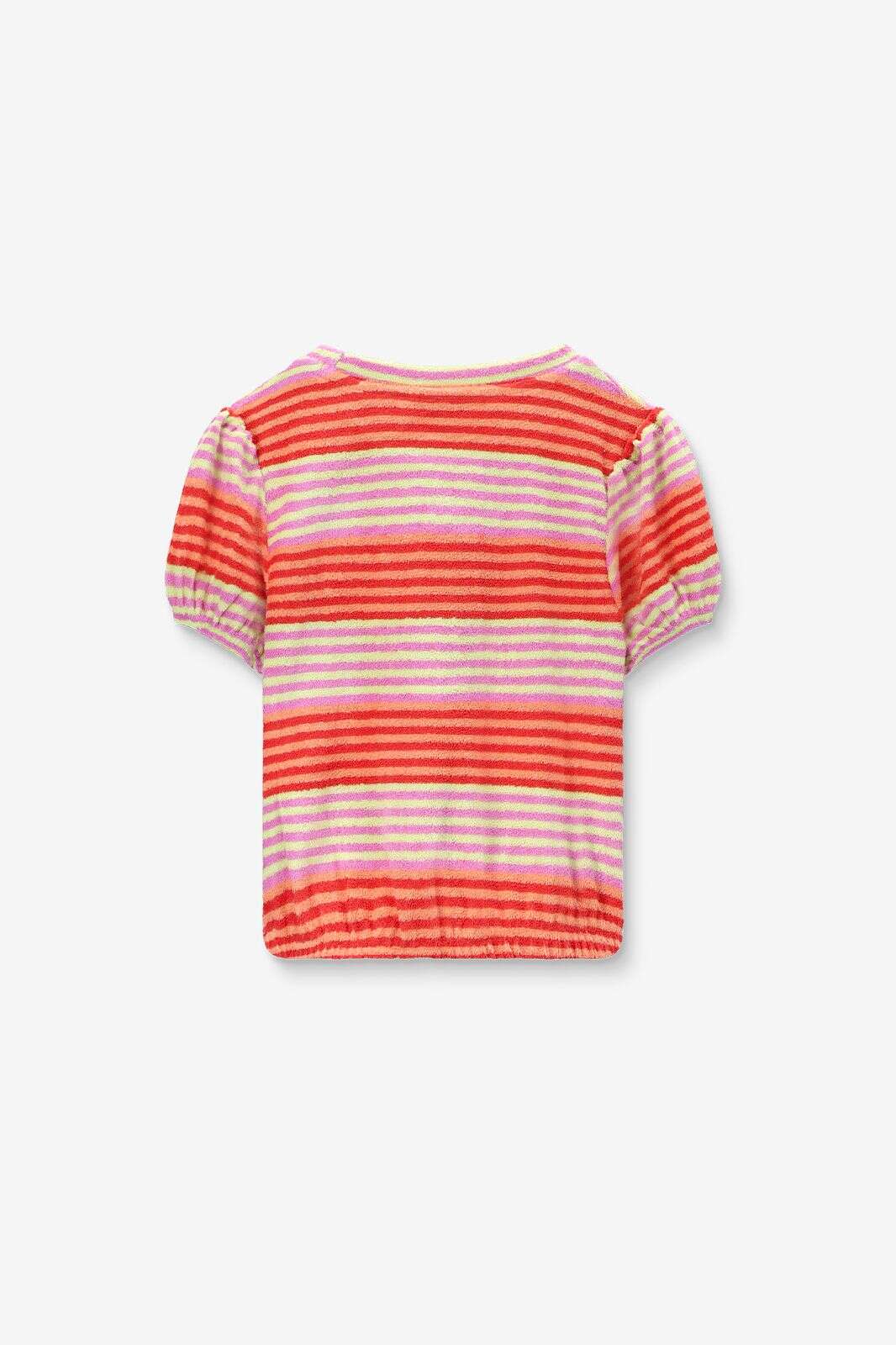 Multicolour badstof T-shirt