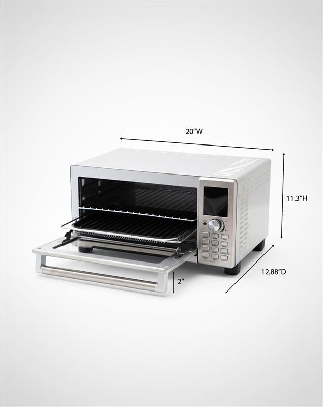 Nuwave Bravo XL Pro Air Fryer Toaster Oven, Improved 100% Super Convection