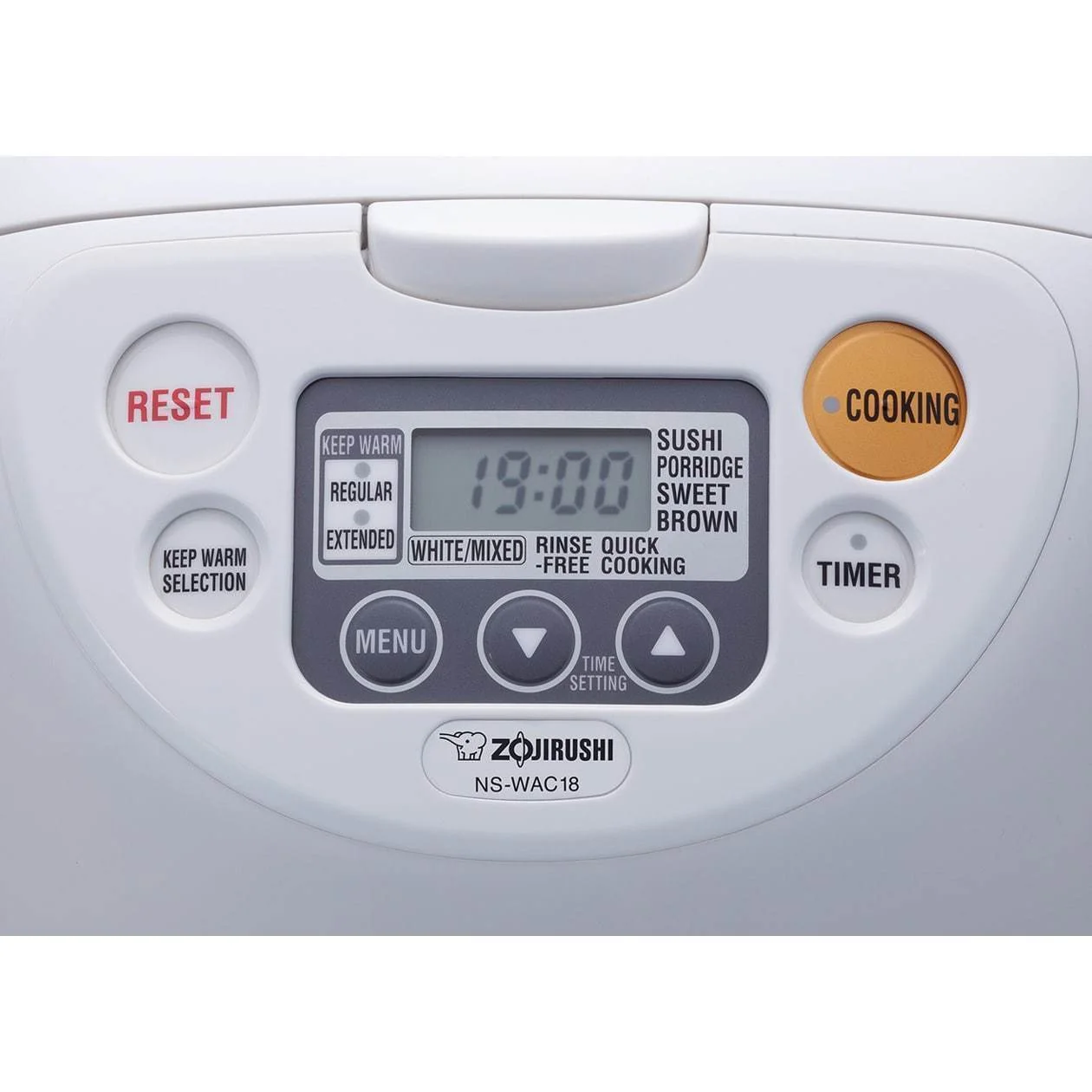 Zojirushi Micom Rice Cooker and Warmer (10 - Cup/ Cool White) with Rice Washing Bowl and Bamboo Spoon