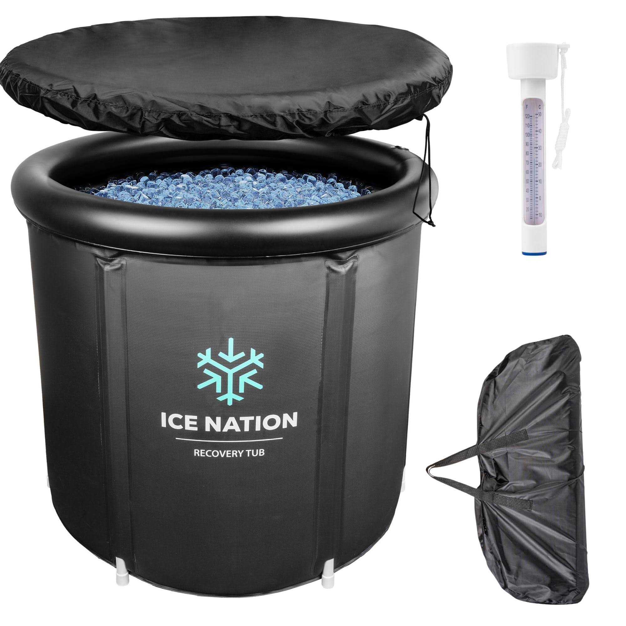 Ice Nation Ice Bath Tub, Cold Plunge Tub, Portable Ice Bath Tub for Athletes, Cold Tub, Ice Tub, Ice Plunge Tub, Icebath, Ice Bath Tub for Adults