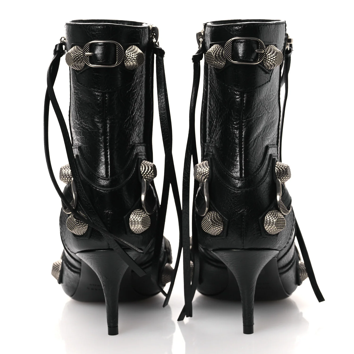 Agneau Arena Cagole 70mm Ankle Boots 36 Black