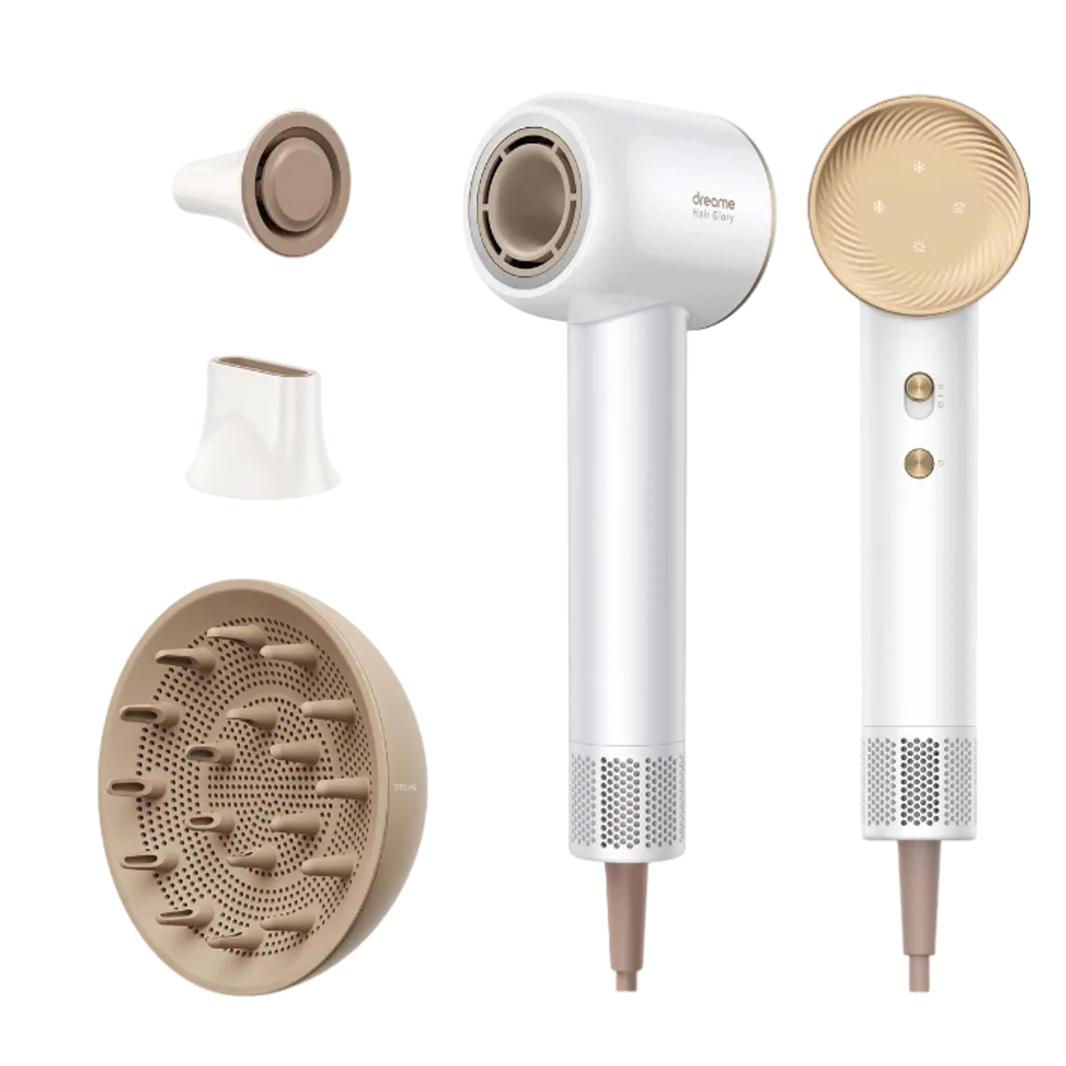 Dreame Haardroger Hair Glory Combo White