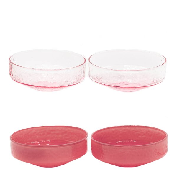 Claude snacksskål 25 cl 4 stk rosa