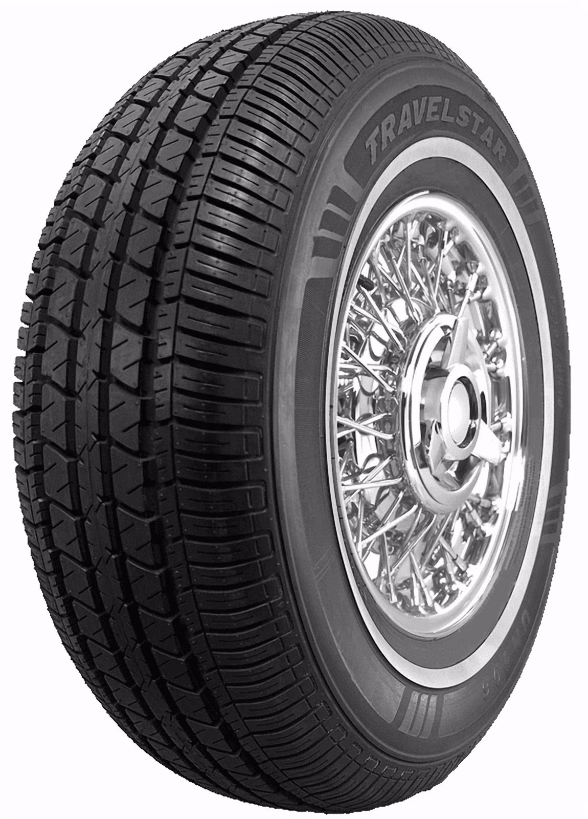 Travelstar UN106 All-Season 215/75R15 215/75/15 100S Passenger Tire White Wall 18mm(No Rim)
