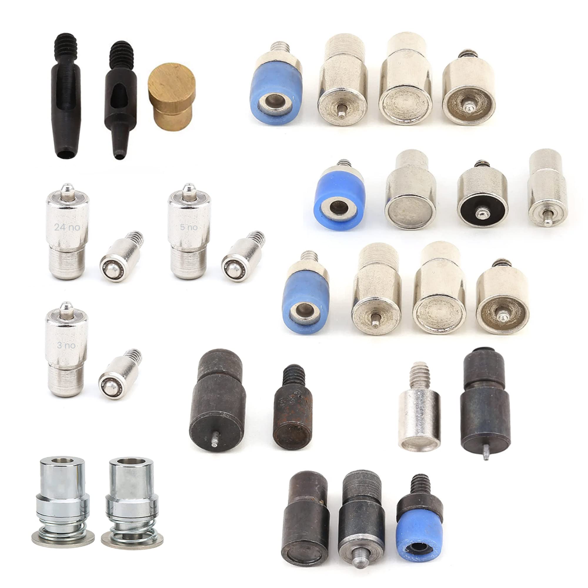Snaps Rivet Grommet Prong Eyelet Popper Fastener Self Cover Fabric Button Hand Press Machine Set