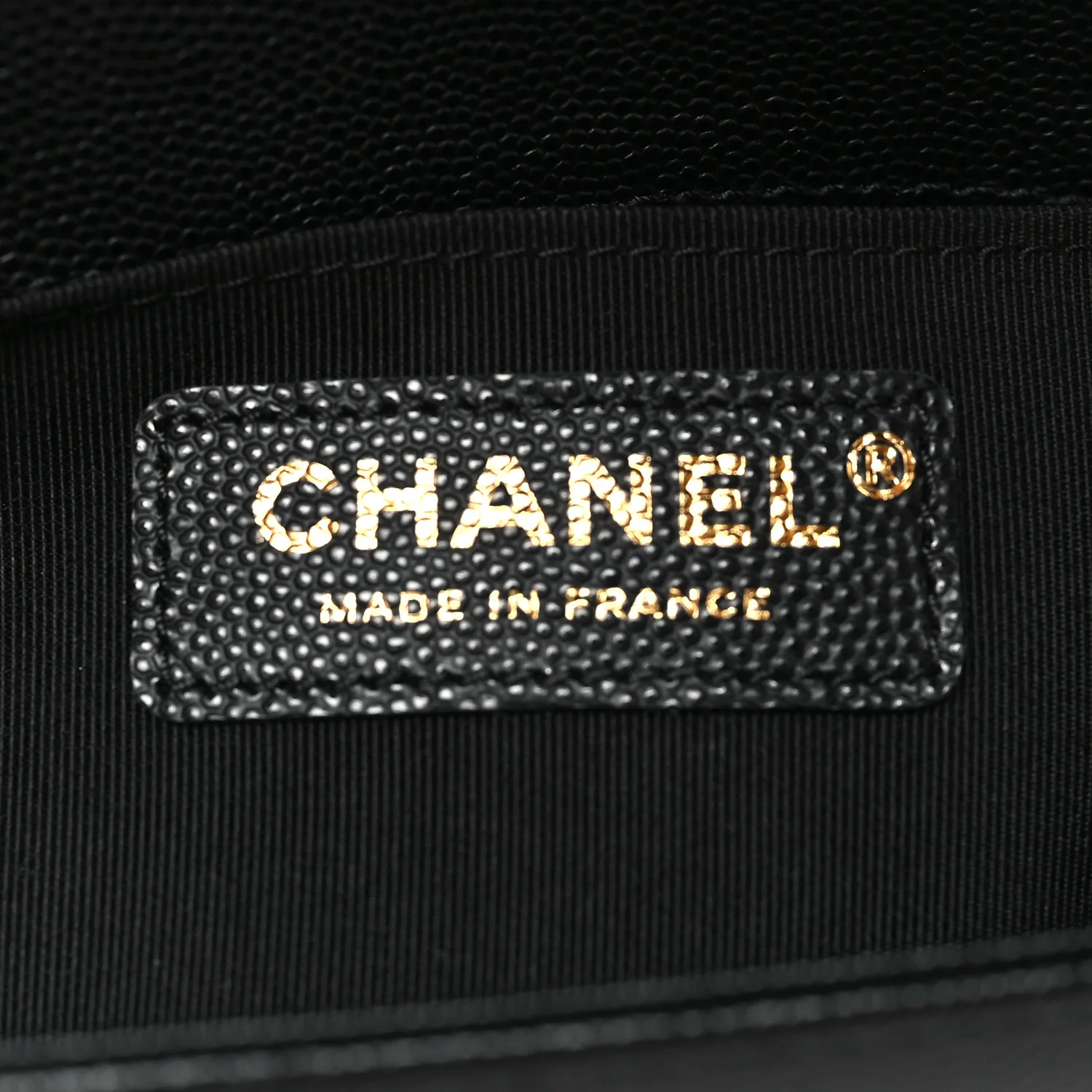 Caviar Quilted Small Boy Flap Black