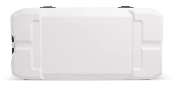 Igloo Marine Ultra 100 Qt Cooler, White & Moonscape Hard Side Ice Chest with UV Protection, Fish Ruler & Drain Plug