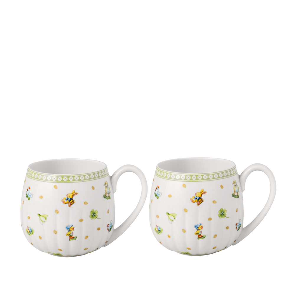 Easter Delight Mug - Green, Premium Porcelain
