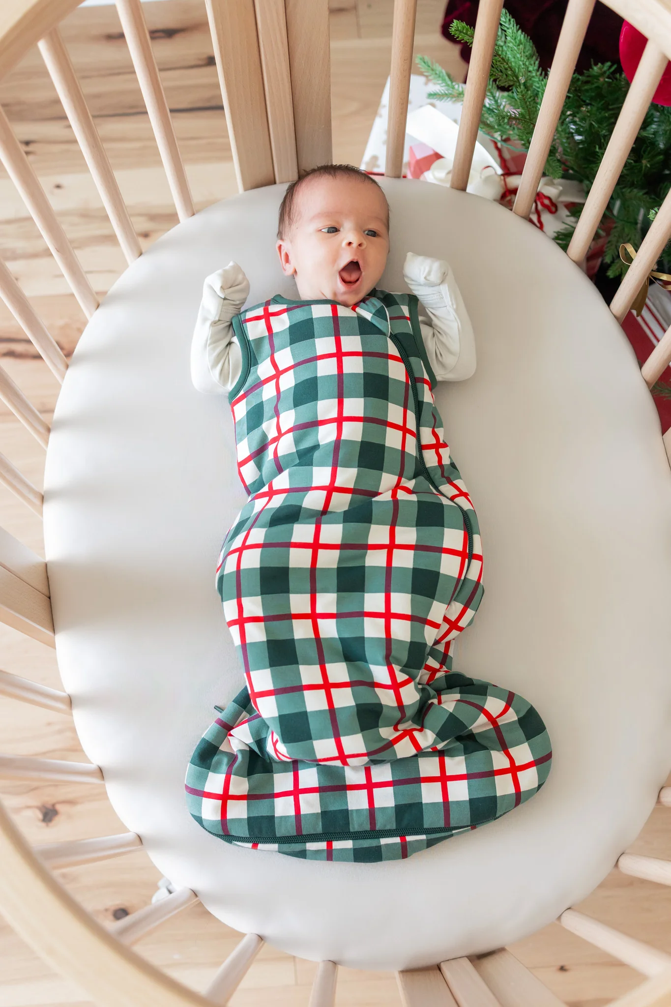 Sleep Bag in Holiday Plaid 1.0