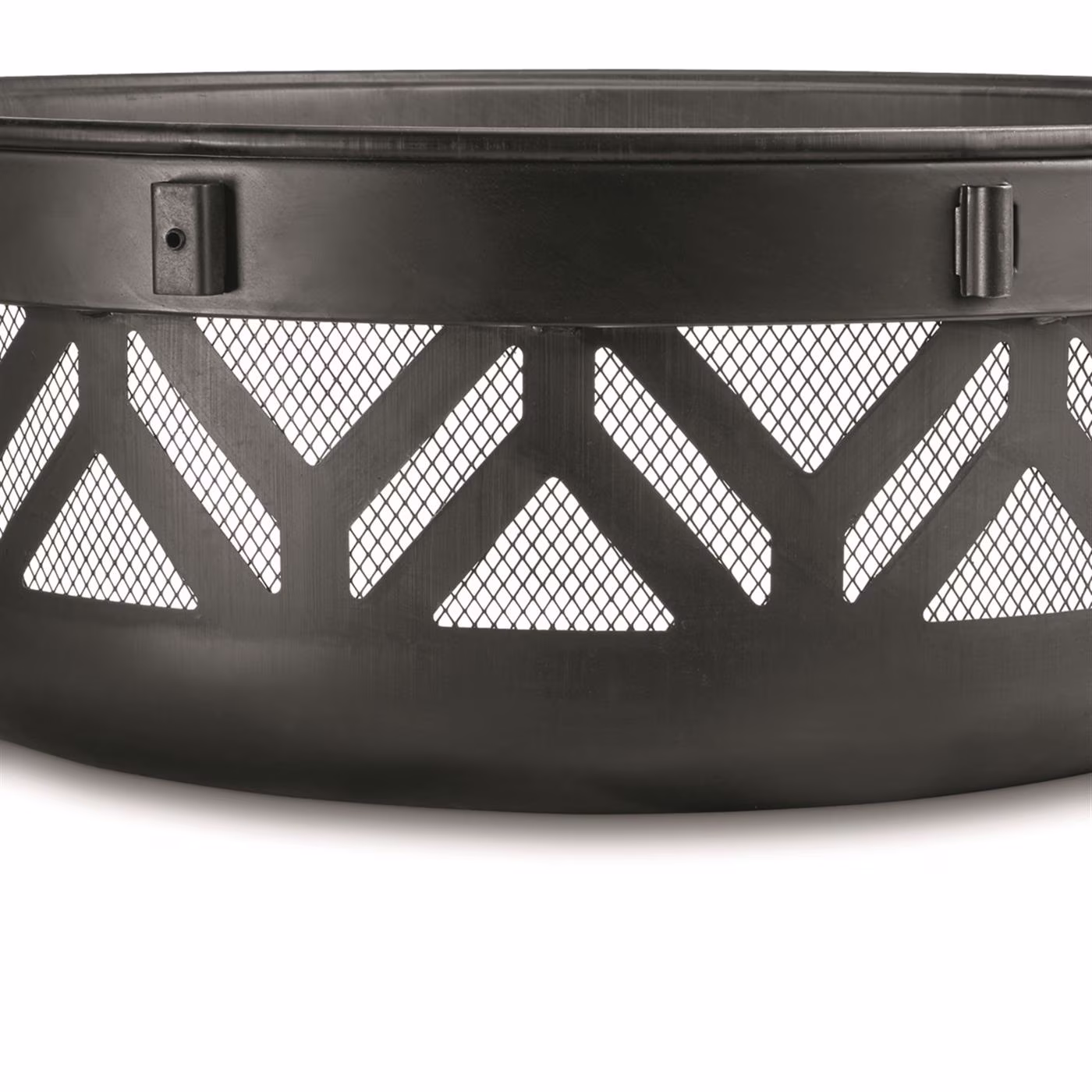 47" Fire Pit with BBQ Grate Geometric(Geometric)