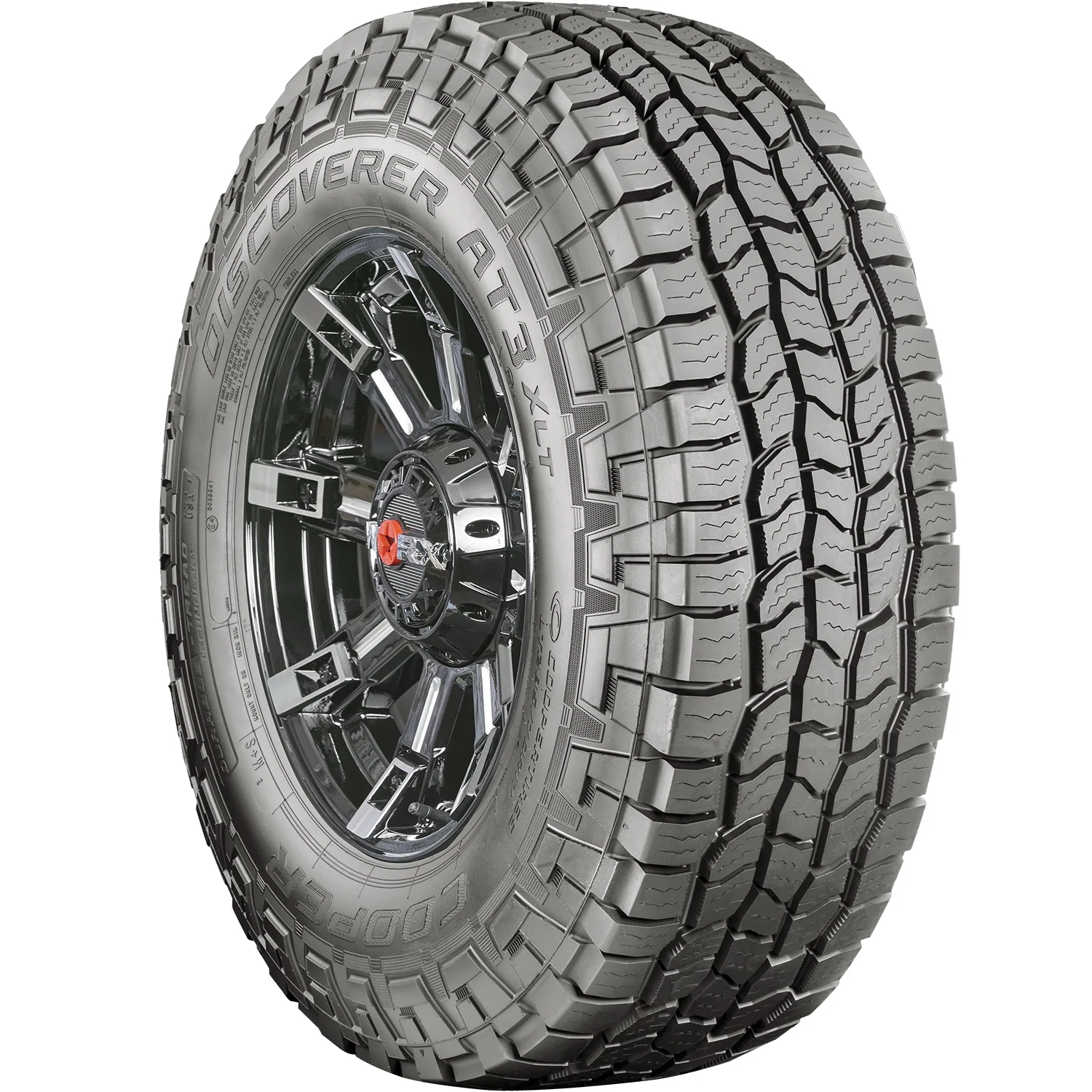Pneus tout-terrain Cooper Discoverer AT3 XLT 285/70R17, indice de charge E, 10 plis, compatibles avec Ram 1500 Rebel et Jeep Wrangler Rubicon