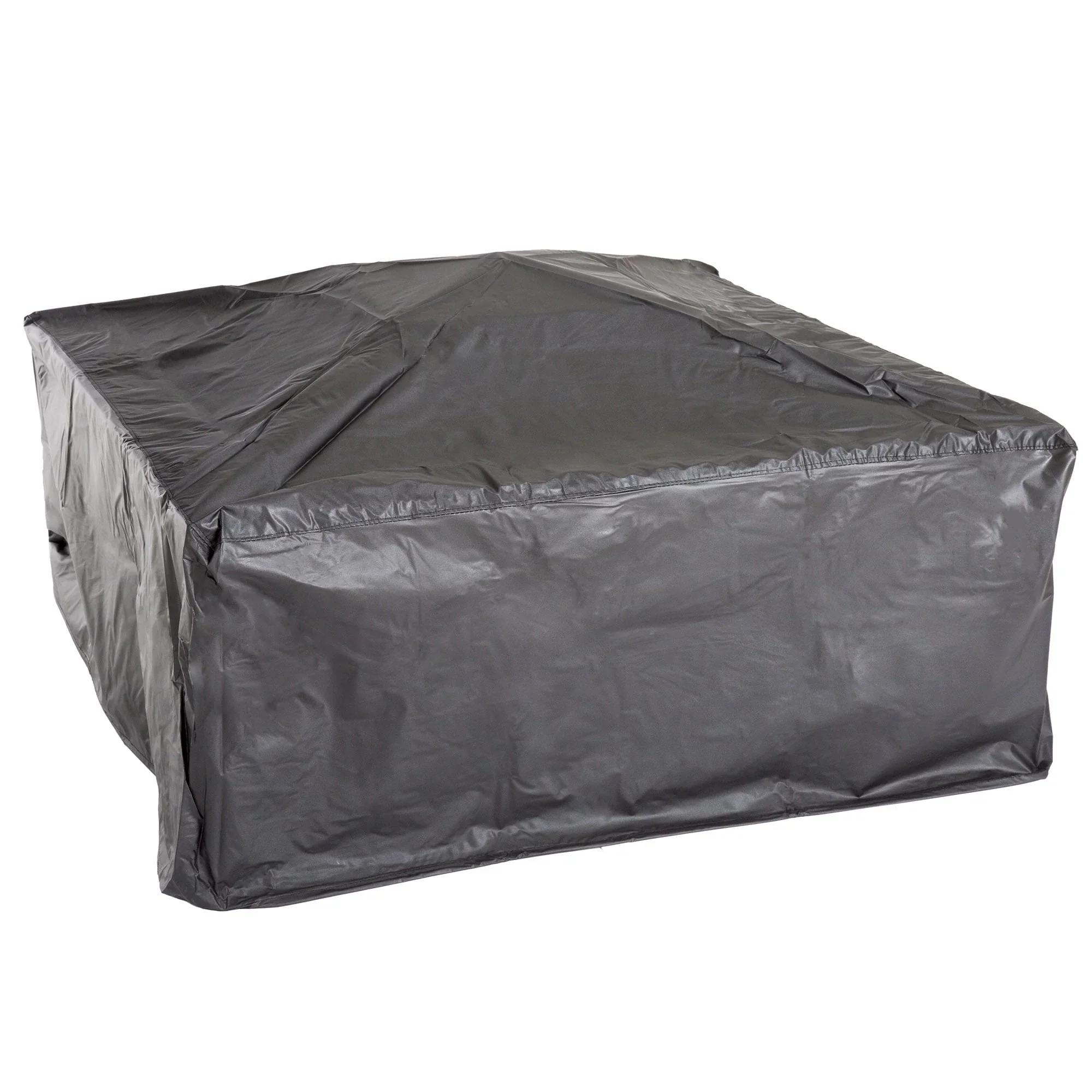 Pure Garden 32 Square Wood Powder Coated Finish Steel Fire Pit