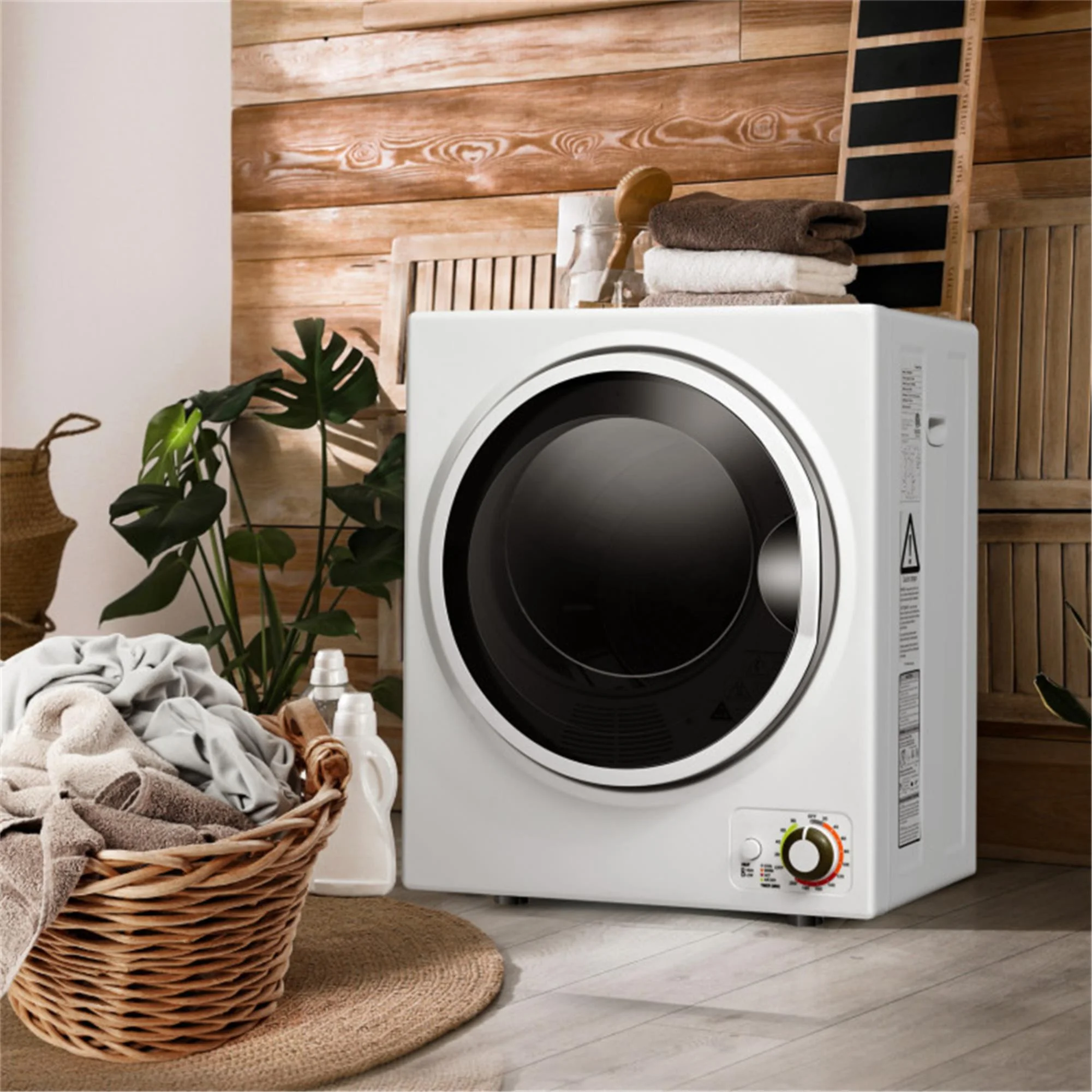 850W Compact Portable Clothes Dryer 10 lbs Wet Capacity, 5.5 lbs Dry Load, Quiet Design ( - Image 8
