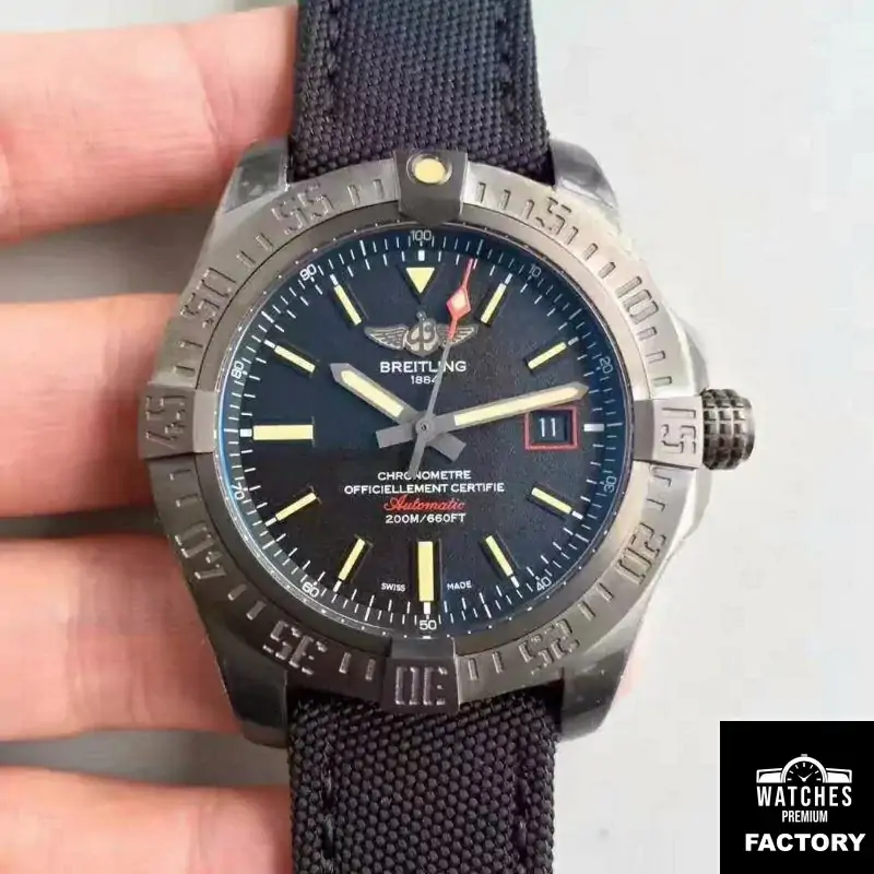 Breitling Avenger Blackbird 44 V1731110 / BD74 / 109W / M20BASA.1 GF Factory Black Dial
