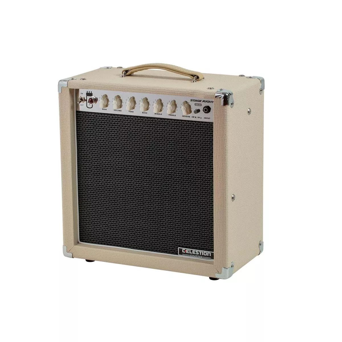 Stage Right by Monoprice 15-Watt 112 Guitar Combo Tube Amp with Celestion Speaker and Spring Reverb