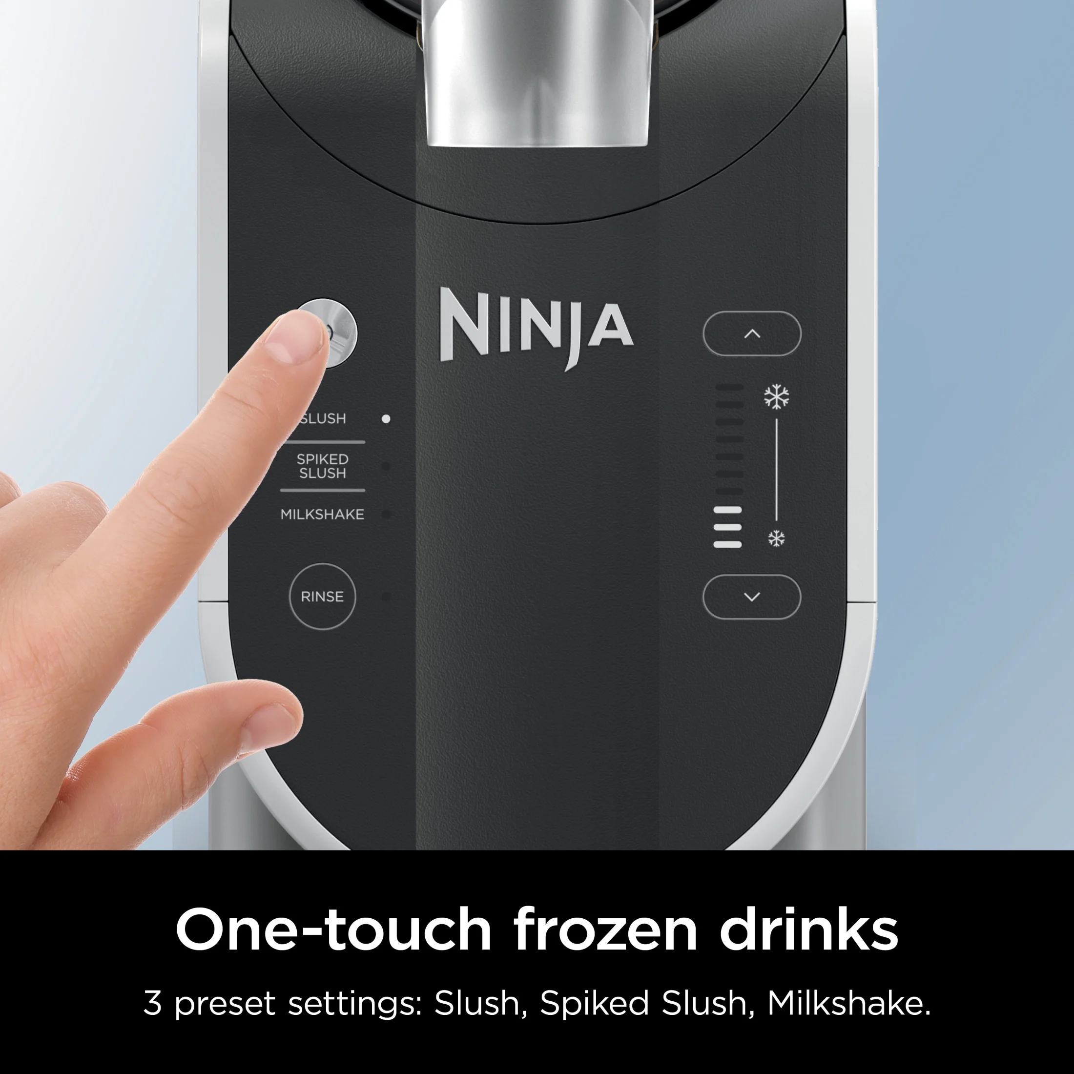 Ninja Slushi with Rapidchill Technology, 72 oz. Frozen Drink & Slushie Machine, 3 Presets, Margaritas, Frappes, Dishwasher Safe, Gray, FS300