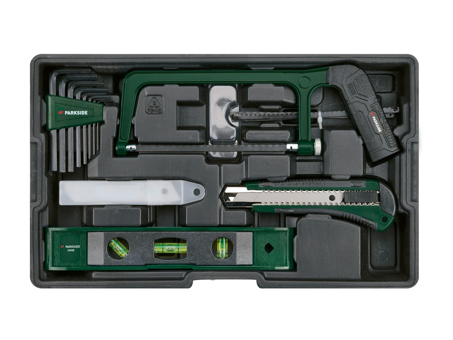 PARKSIDE Bote  outils mtal 4V et Set de tournevis PWBM A1